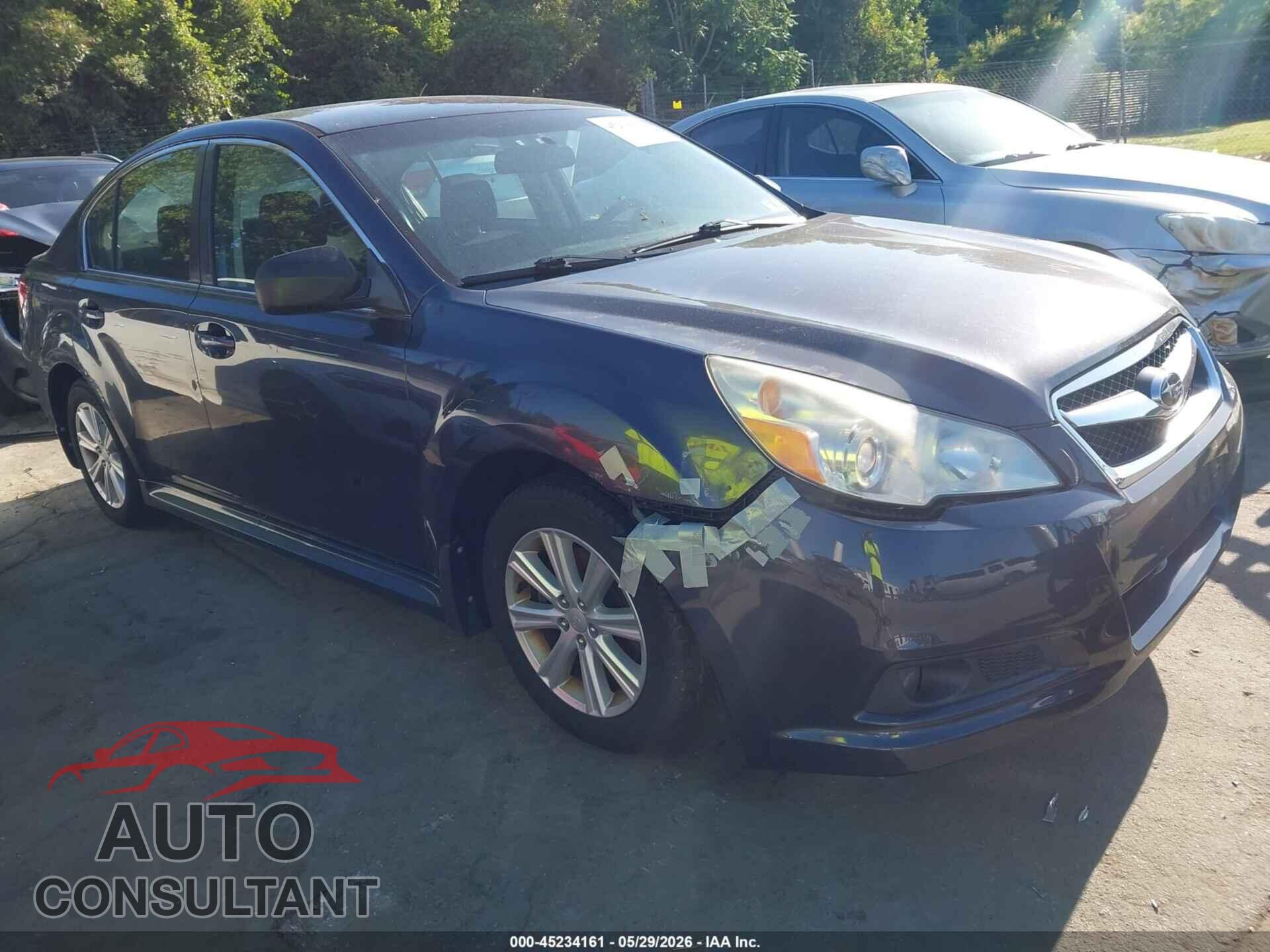 SUBARU LEGACY 2012 - 4S3BMBA68C3024951