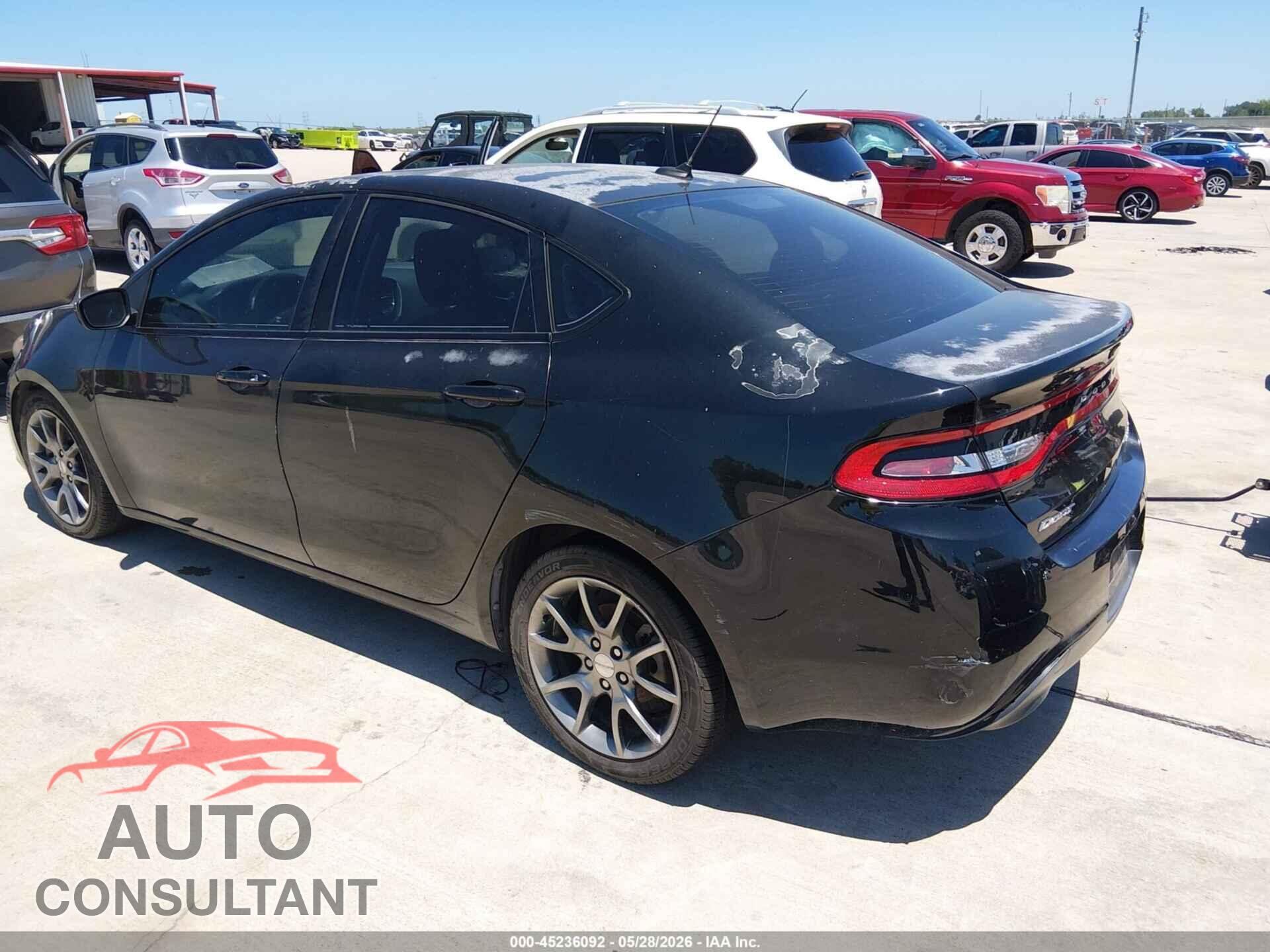 DODGE DART 2013 - 1C3CDFBH7DD157194