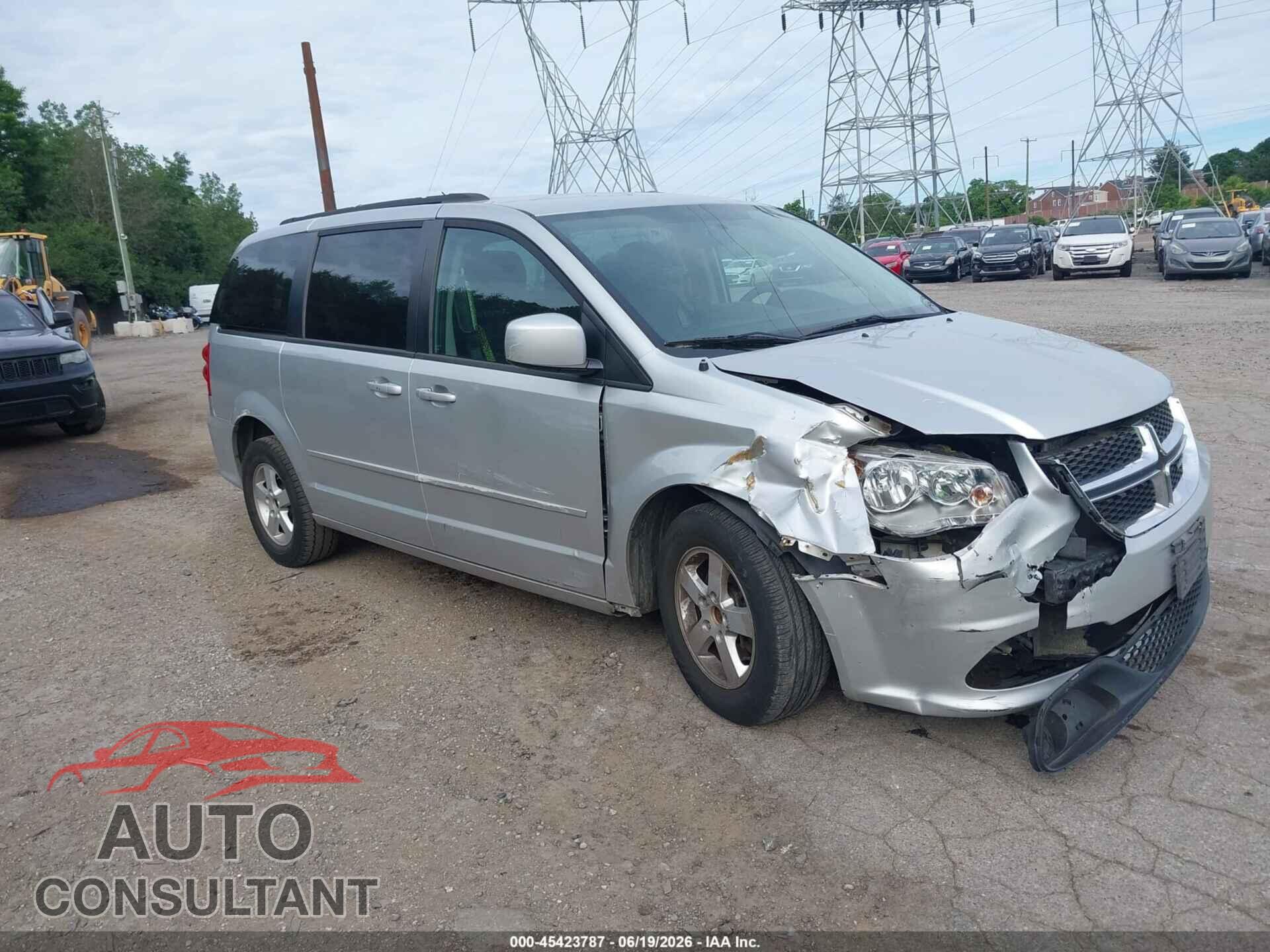 DODGE GRAND CARAVAN 2012 - 2C4RDGCGXCR203310