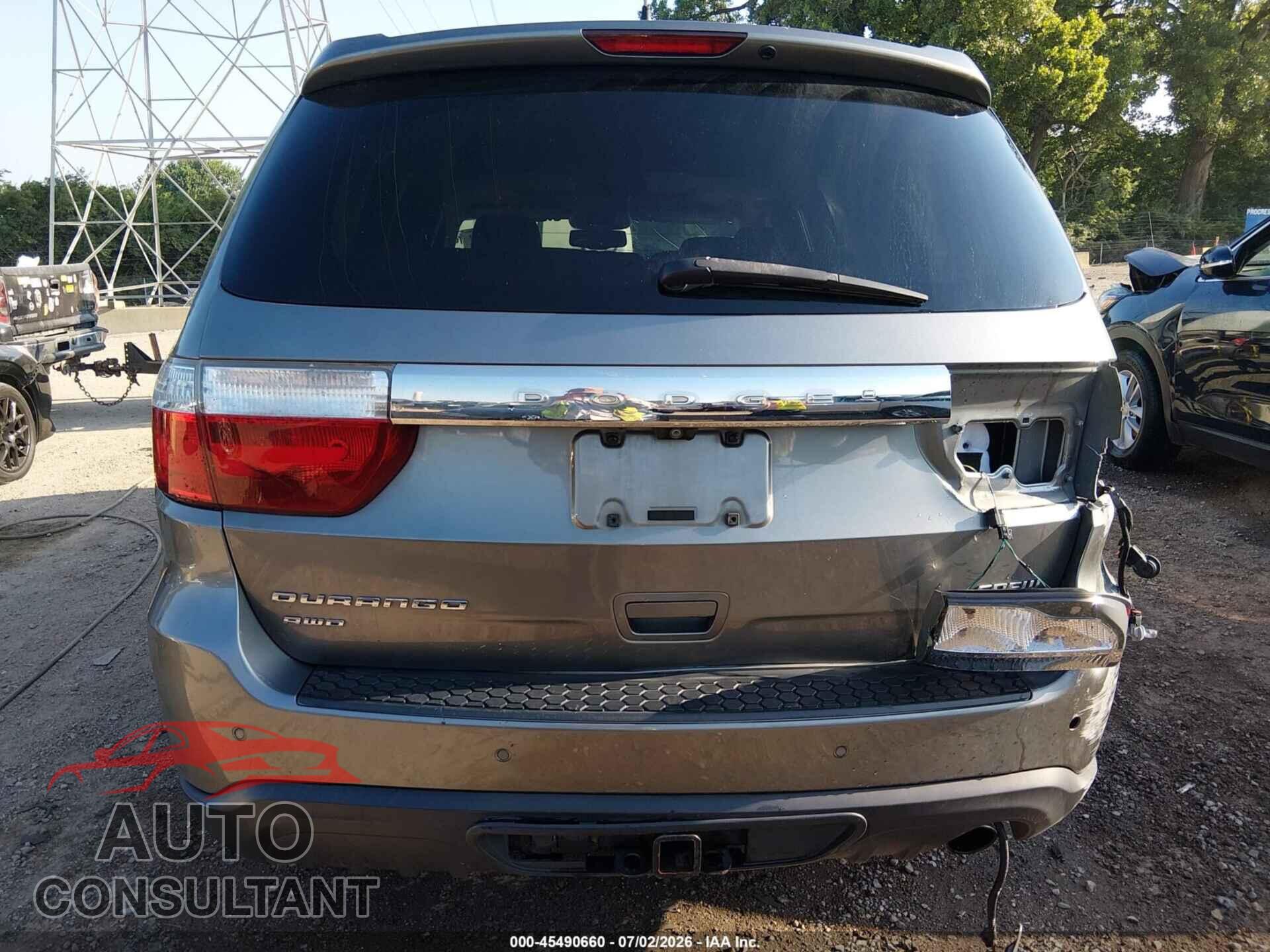 DODGE DURANGO 2012 - 1C4RDJDG7CC309184