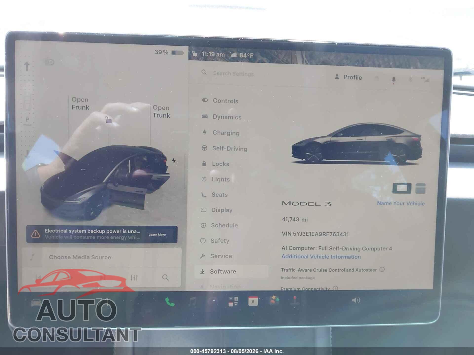 TESLA MODEL 3 2024 - 5YJ3E1EA9RF763431