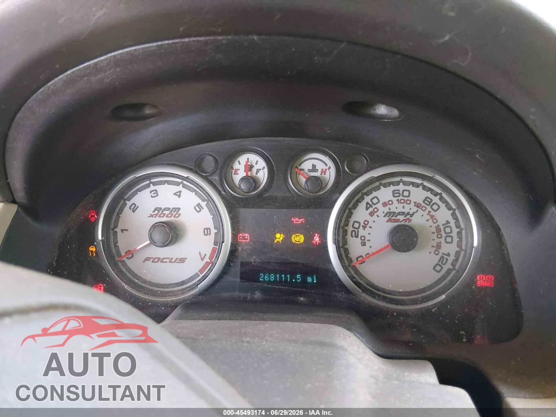 FORD FOCUS 2010 - 1FAHP3FNXAW138426