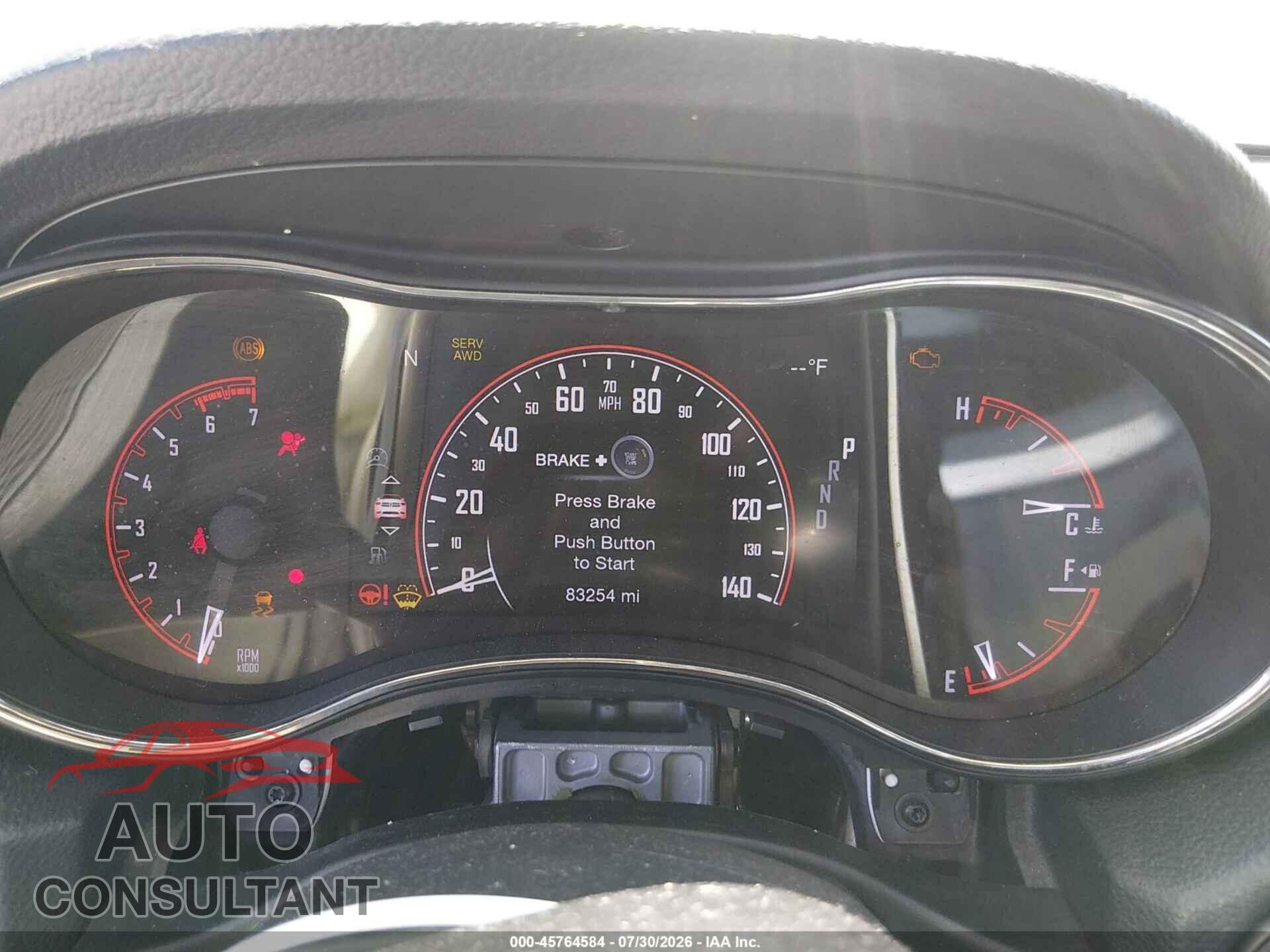 DODGE DURANGO 2019 - 1C4SDJCT9KC622803