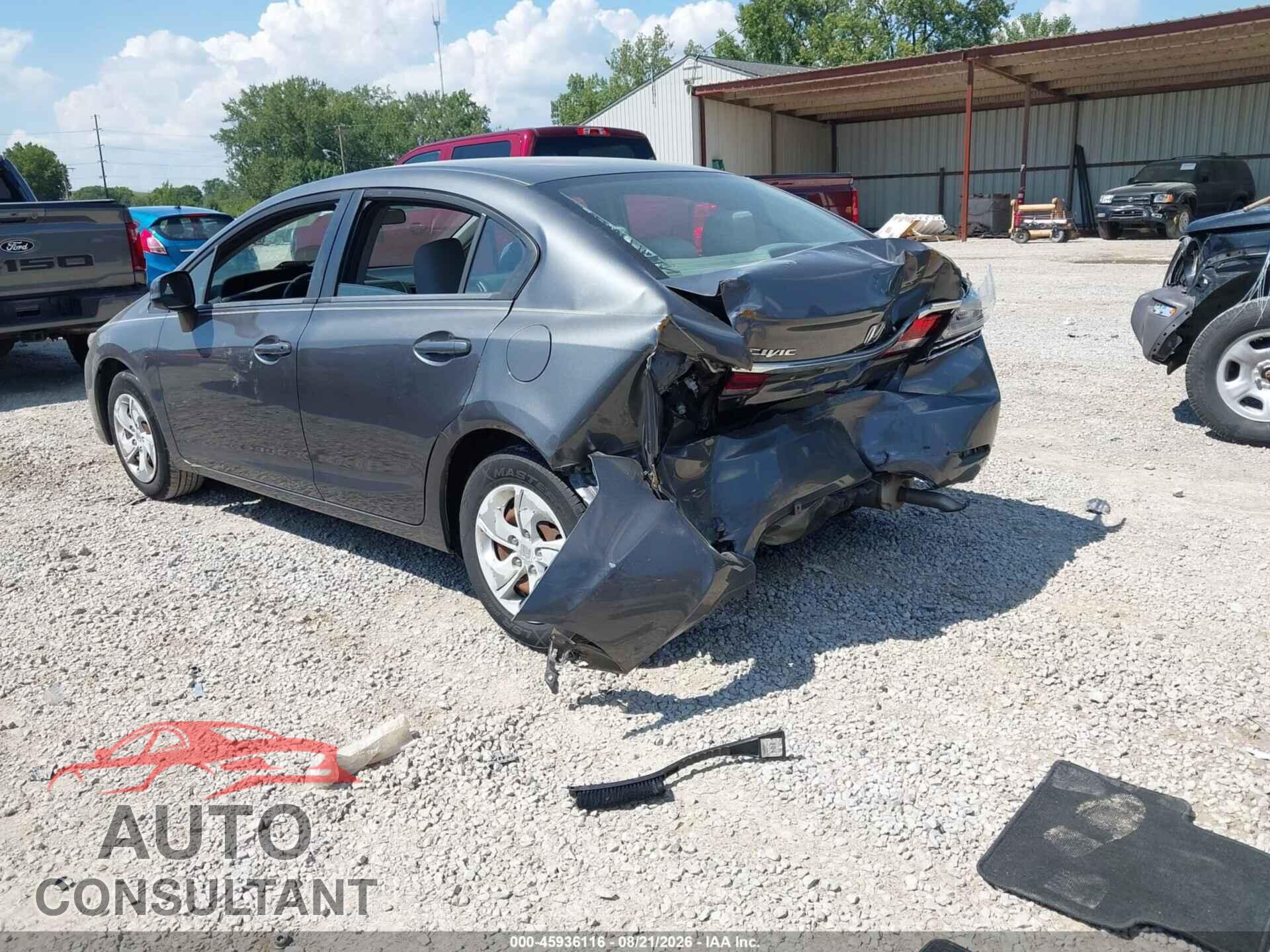 HONDA CIVIC 2013 - 19XFB2F52DE078487