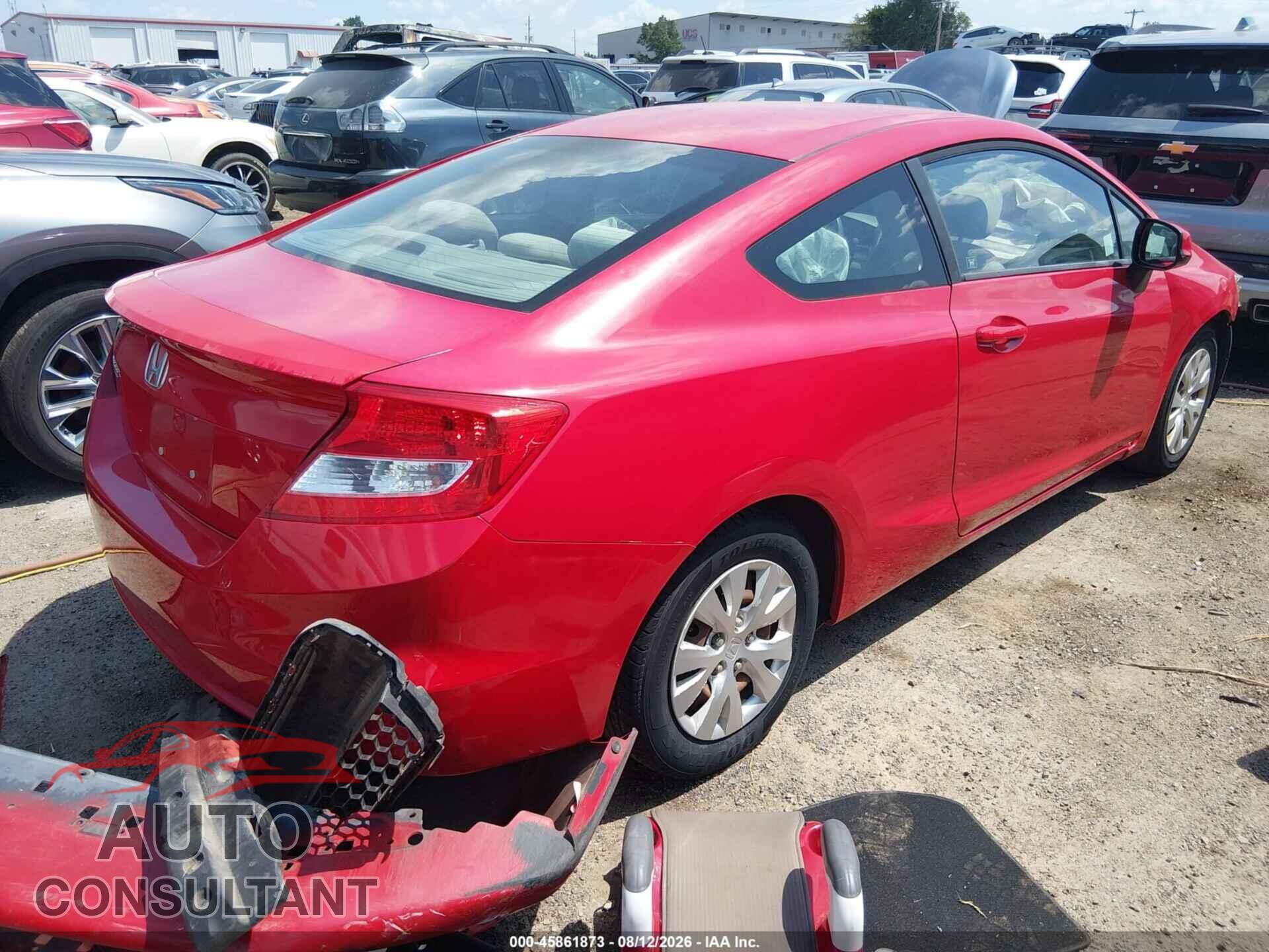 HONDA CIVIC 2012 - 2HGFG3B54CH553820