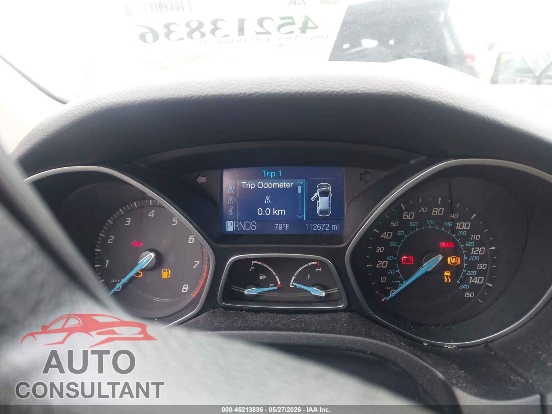 FORD FOCUS 2012 - 1FAHP3F20CL230655