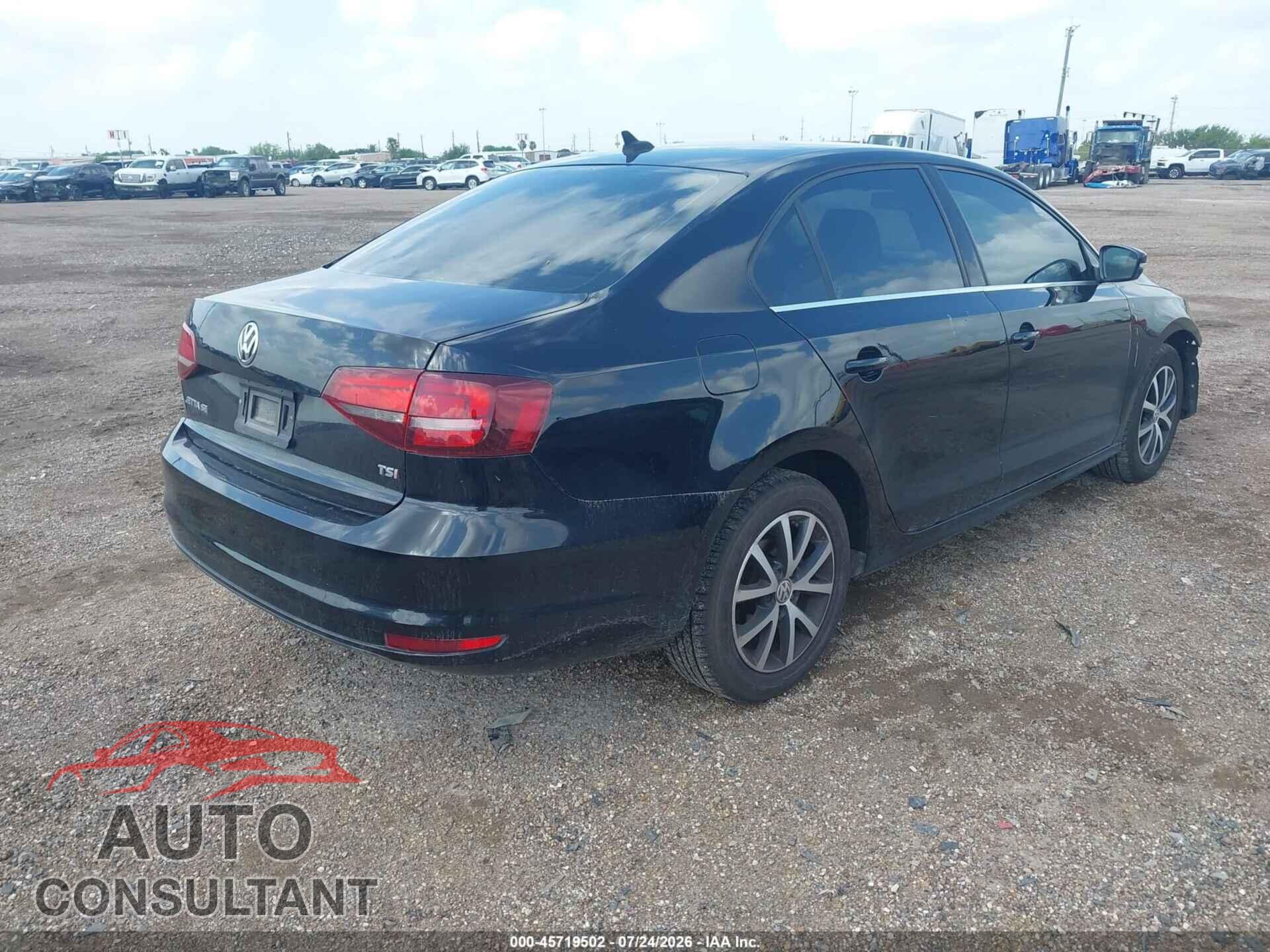 VOLKSWAGEN JETTA 2017 - 3VWDB7AJ1HM201486