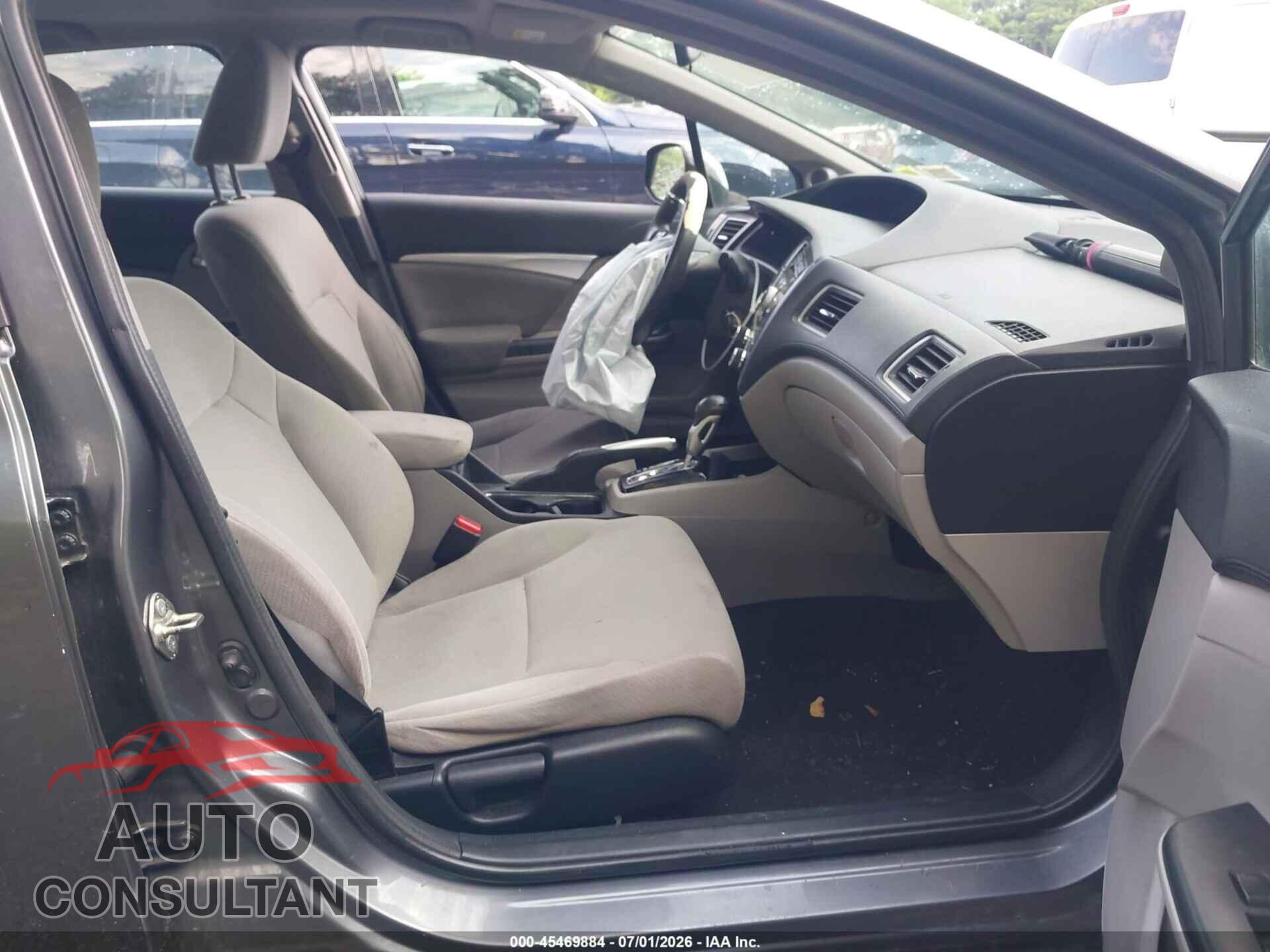 HONDA CIVIC 2013 - 19XFB2F89DE269642