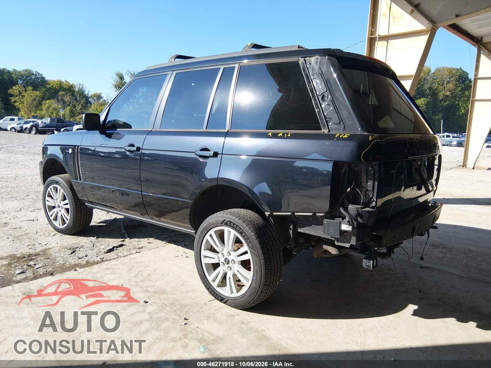 LAND ROVER RANGE ROVER 2012 - SALMF1D44CA363413