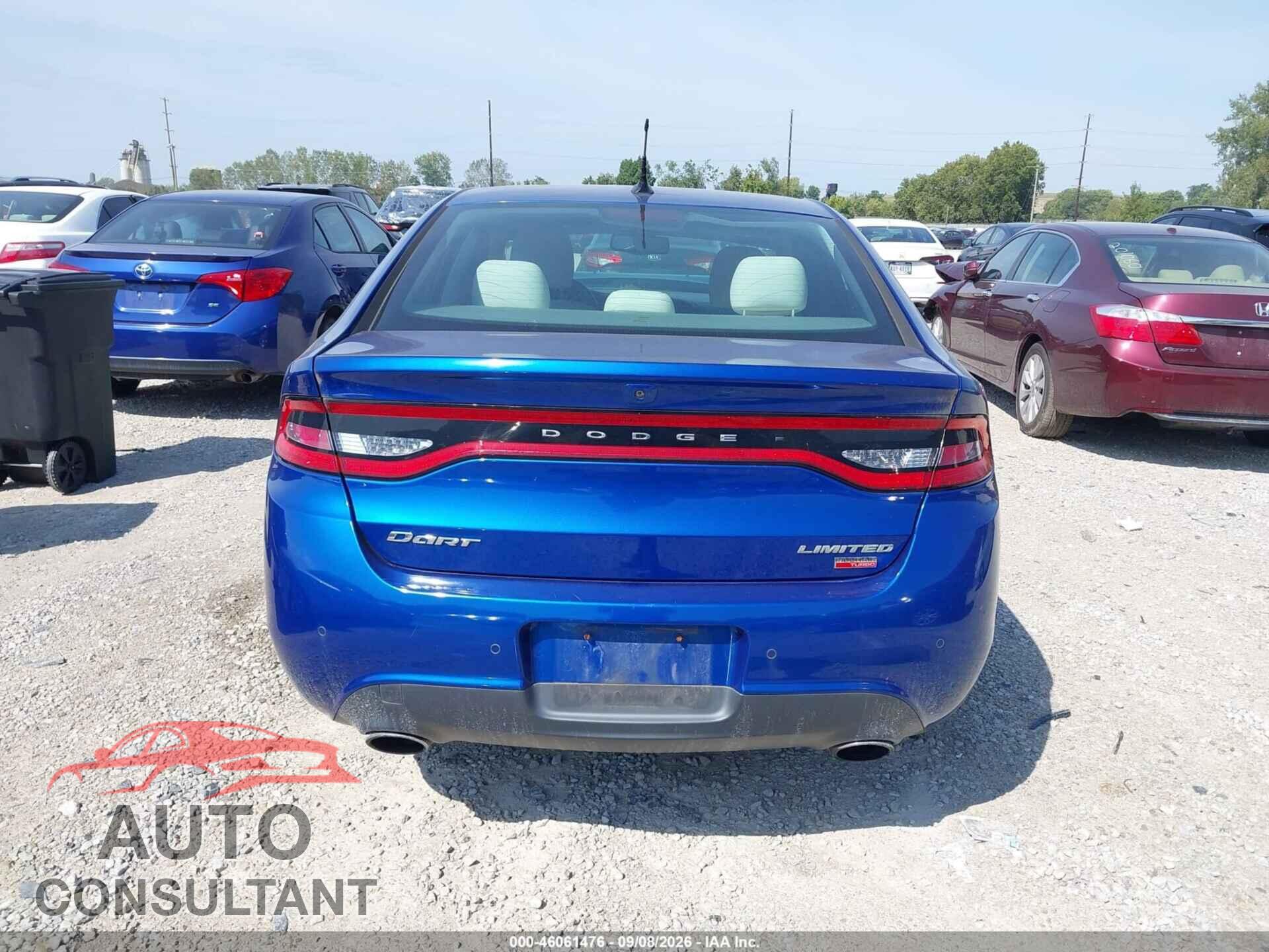 DODGE DART 2013 - 1C3CDFCH3DD178574