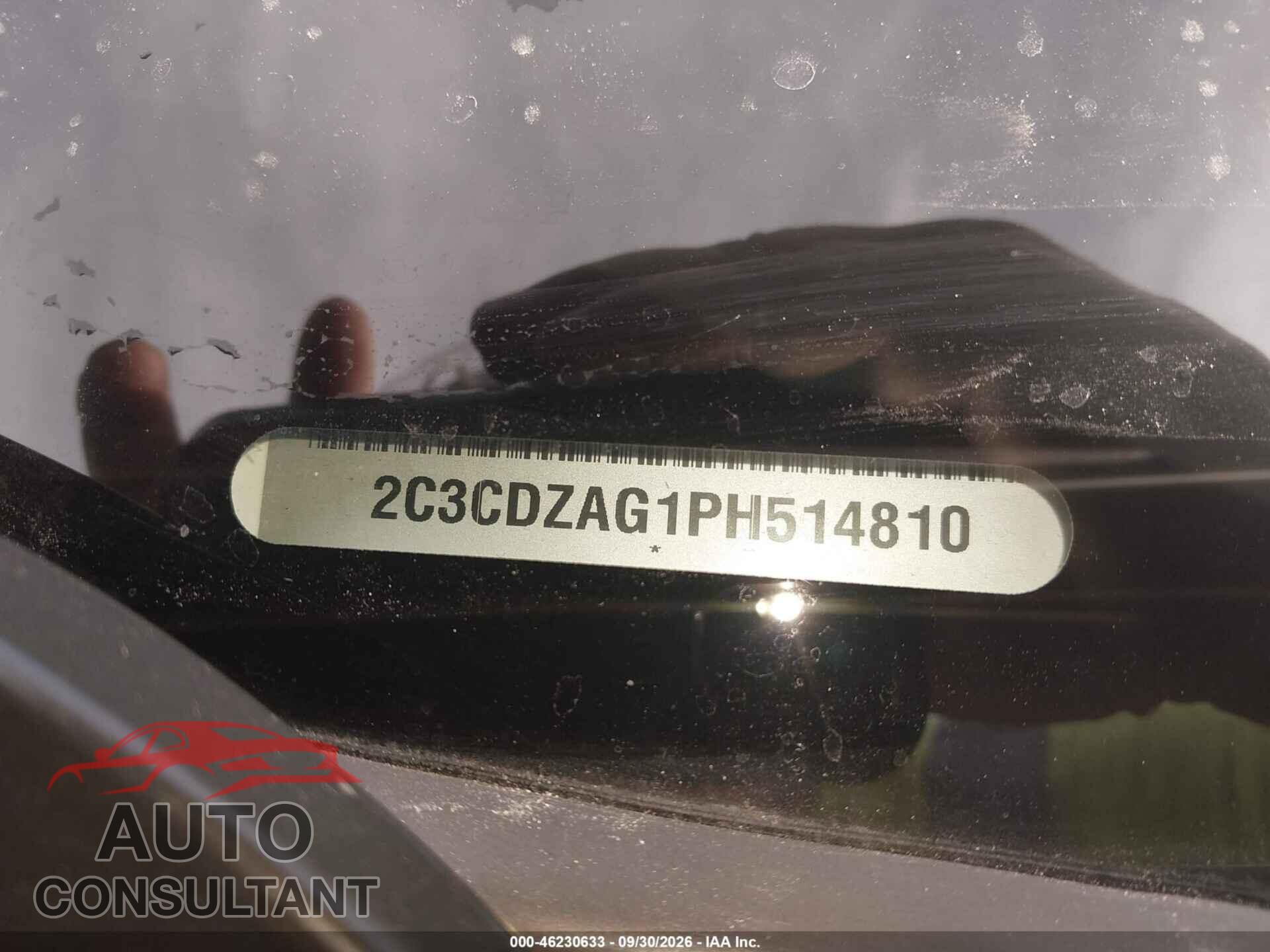 DODGE CHALLENGER 2023 - 2C3CDZAG1PH514810