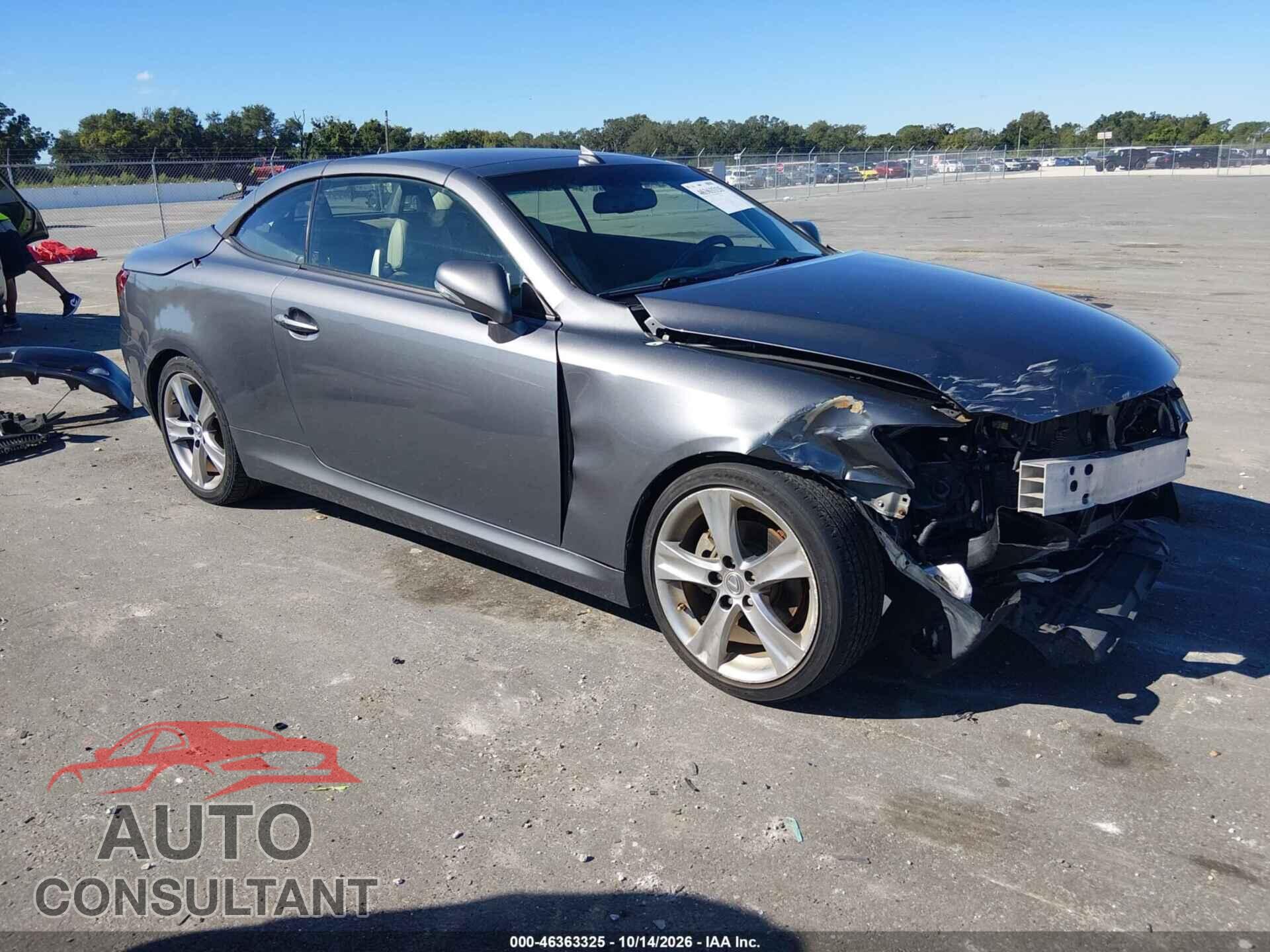 LEXUS IS 250C 2013 - JTHFF2C24D2527601