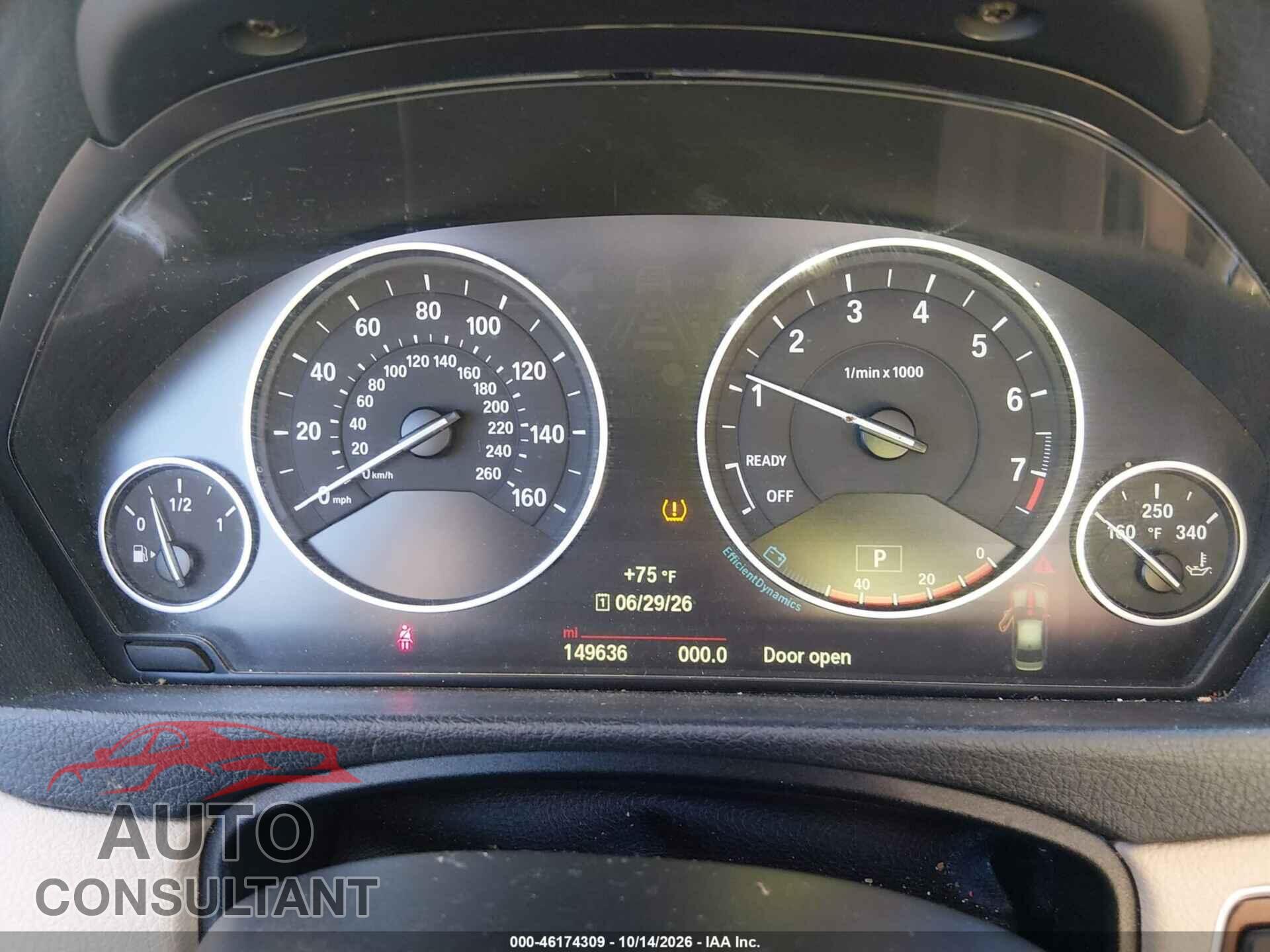 BMW 320I 2015 - WBA3C3C52FP664004