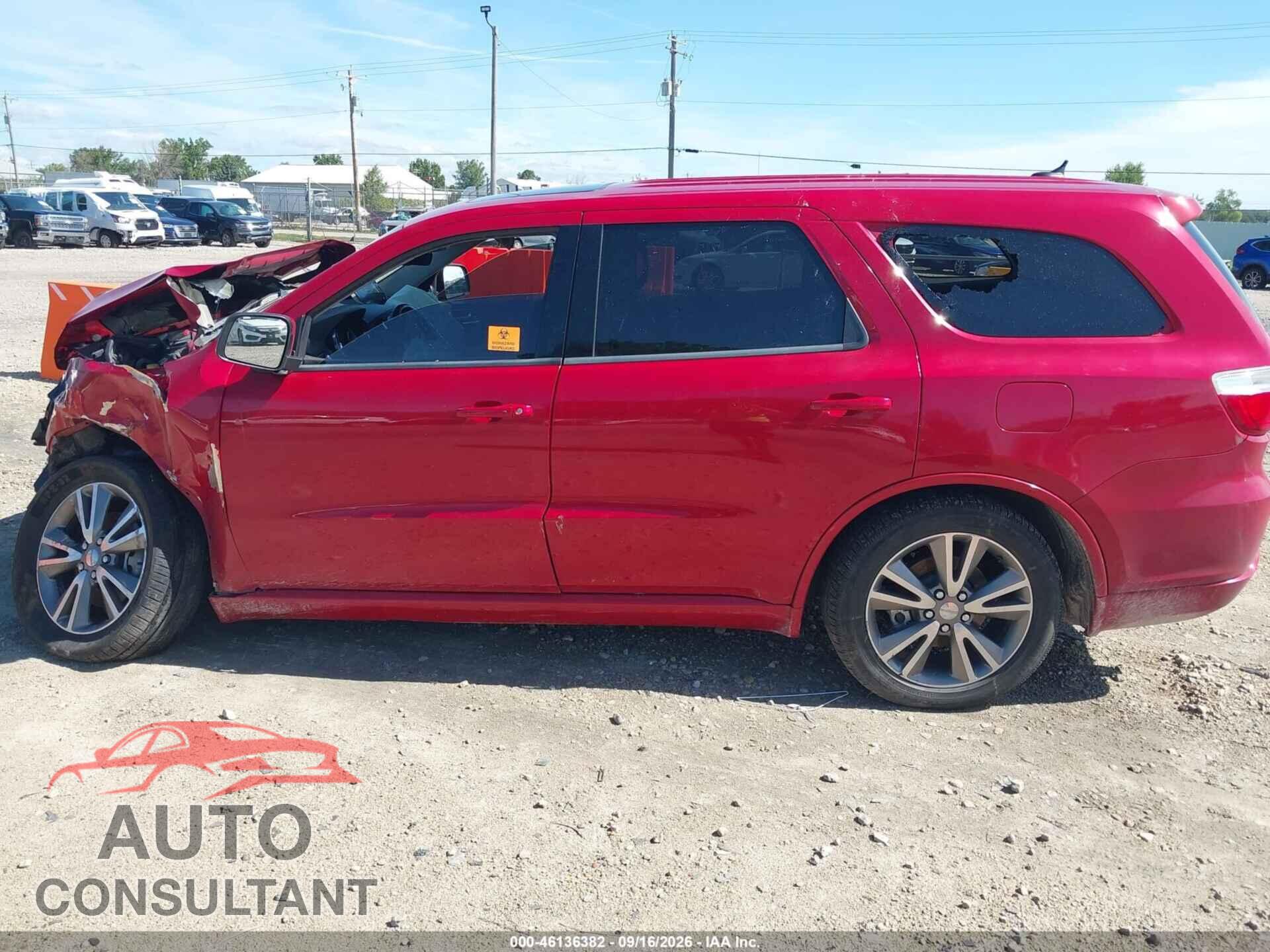 DODGE DURANGO 2013 - 1C4SDJCT6DC597183