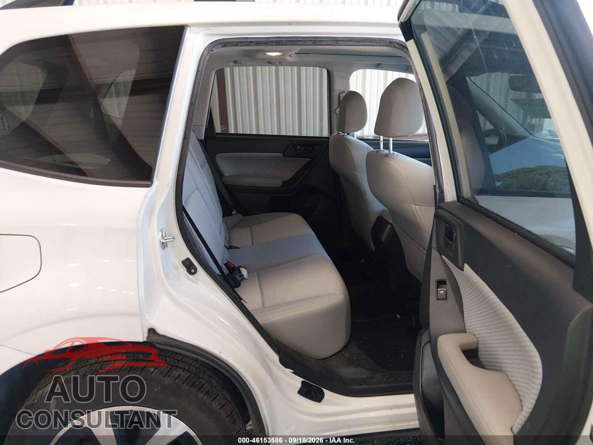 SUBARU FORESTER 2017 - JF2SJADC3HH540019