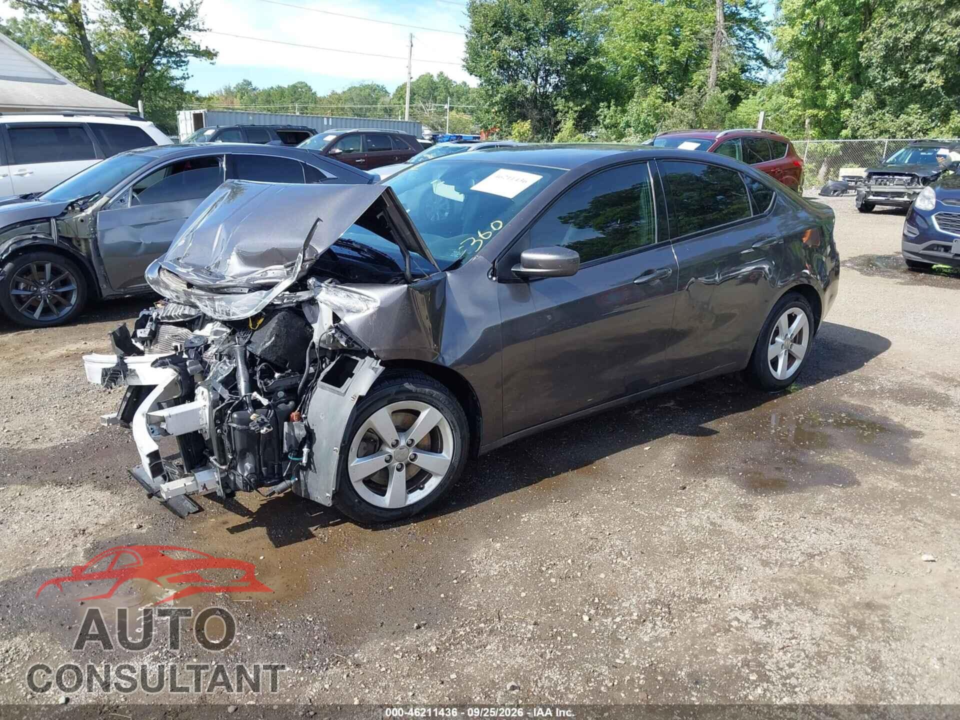 DODGE DART 2016 - 1C3CDFBB6GD694705