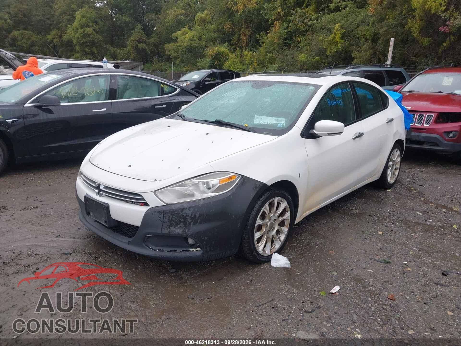 DODGE DART 2015 - 1C3CDFCB4FD346155