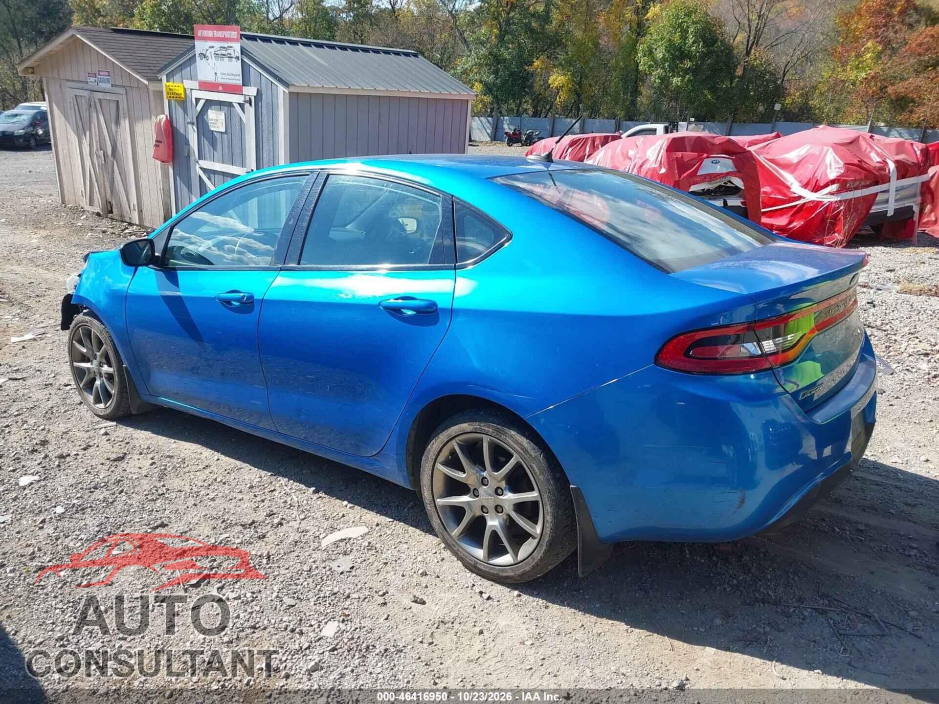 DODGE DART 2015 - 1C3CDFBB5FD253906
