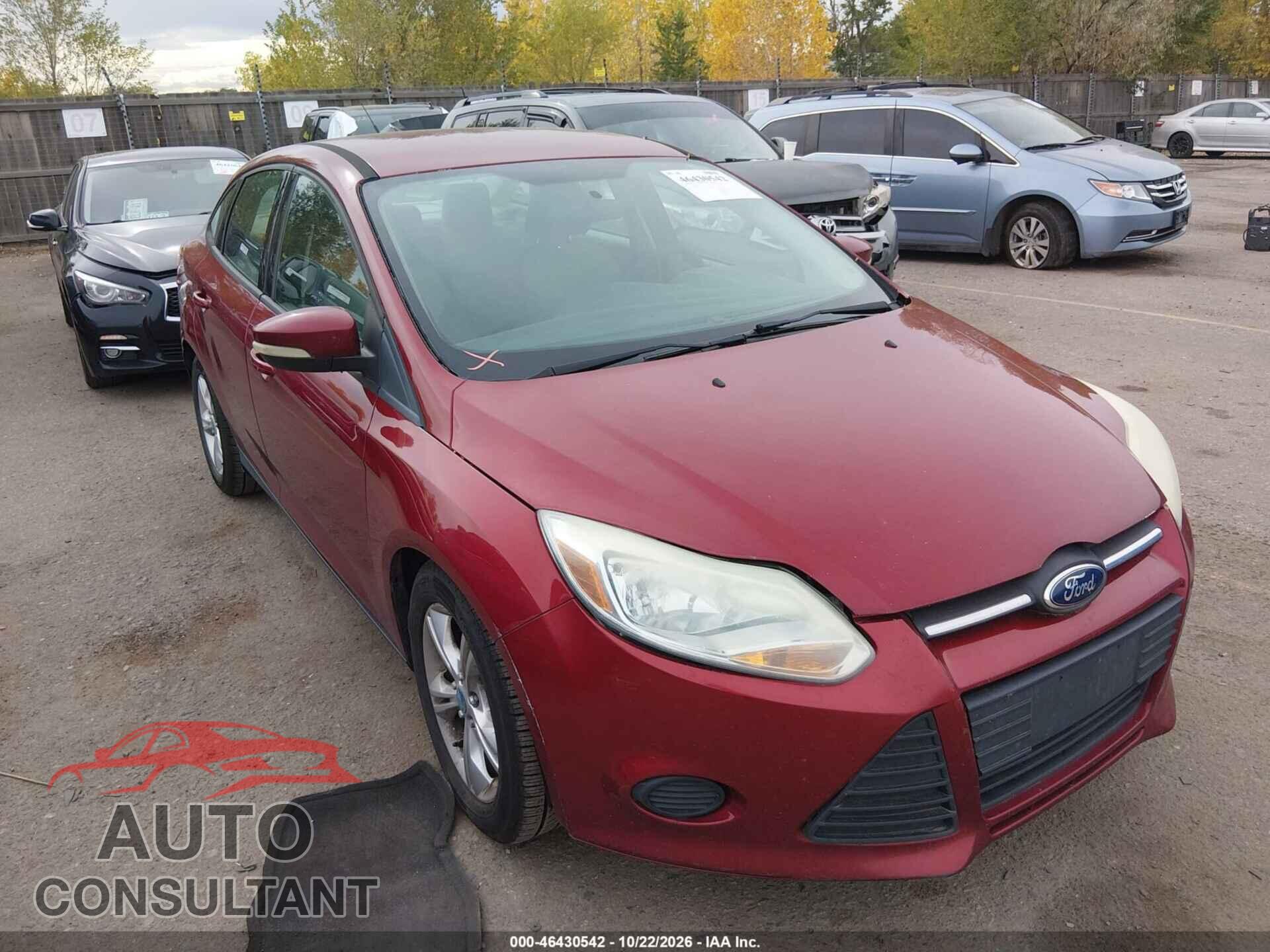 FORD FOCUS 2013 - 1FADP3F23DL199465