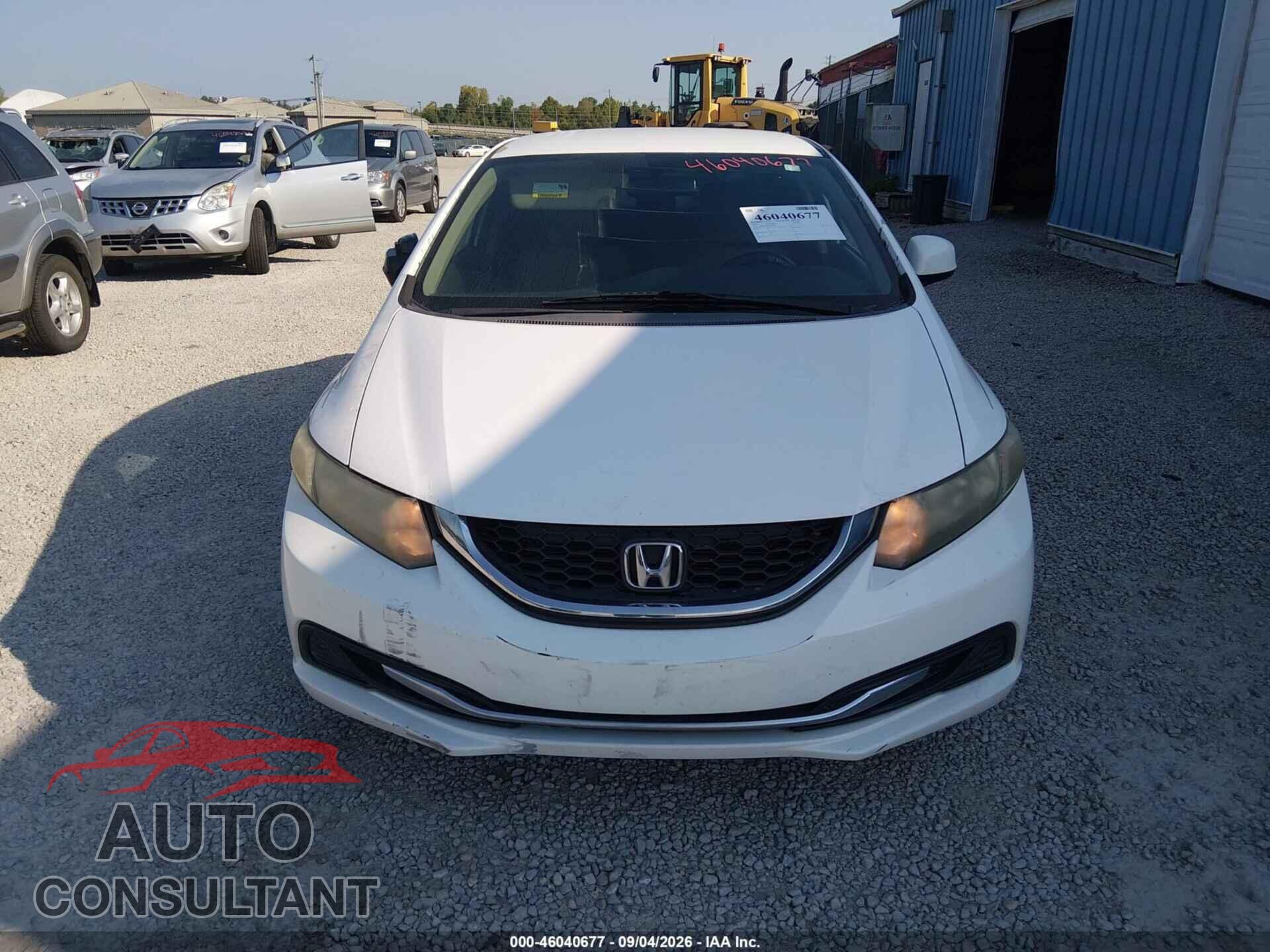 HONDA CIVIC 2013 - 19XFB2F54DE092746