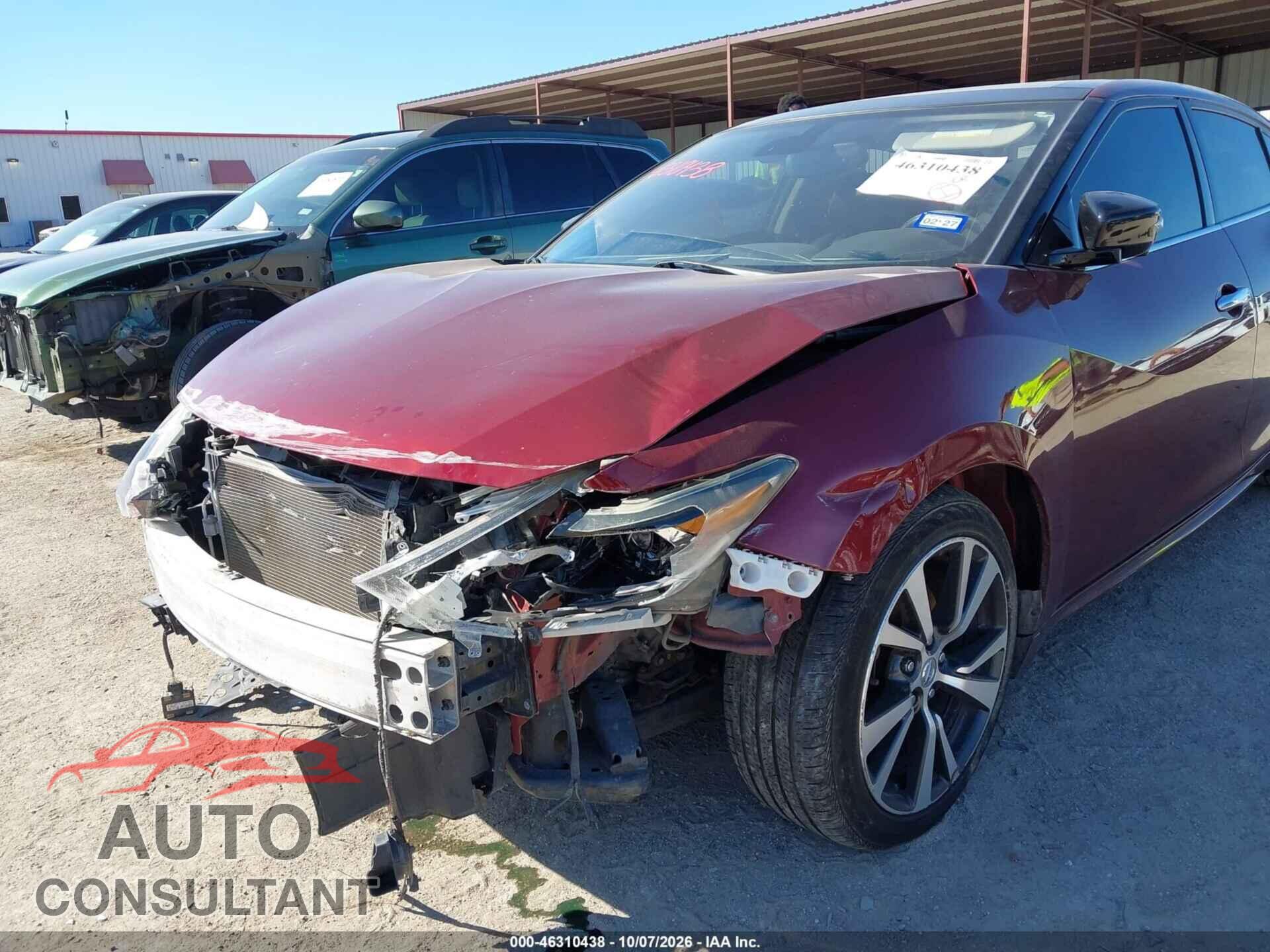 NISSAN MAXIMA 2017 - 1N4AA6AP2HC371564