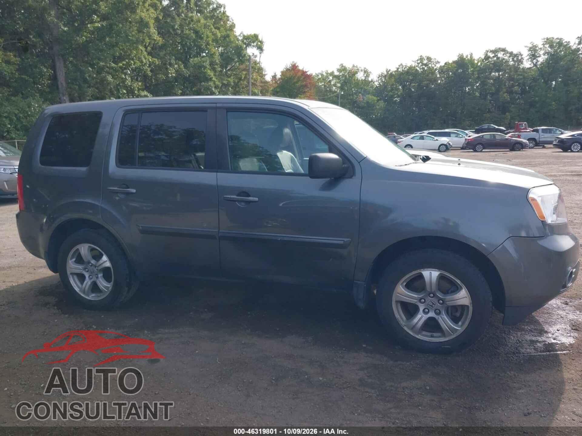 HONDA PILOT 2012 - 5FNYF4H5XCB065694
