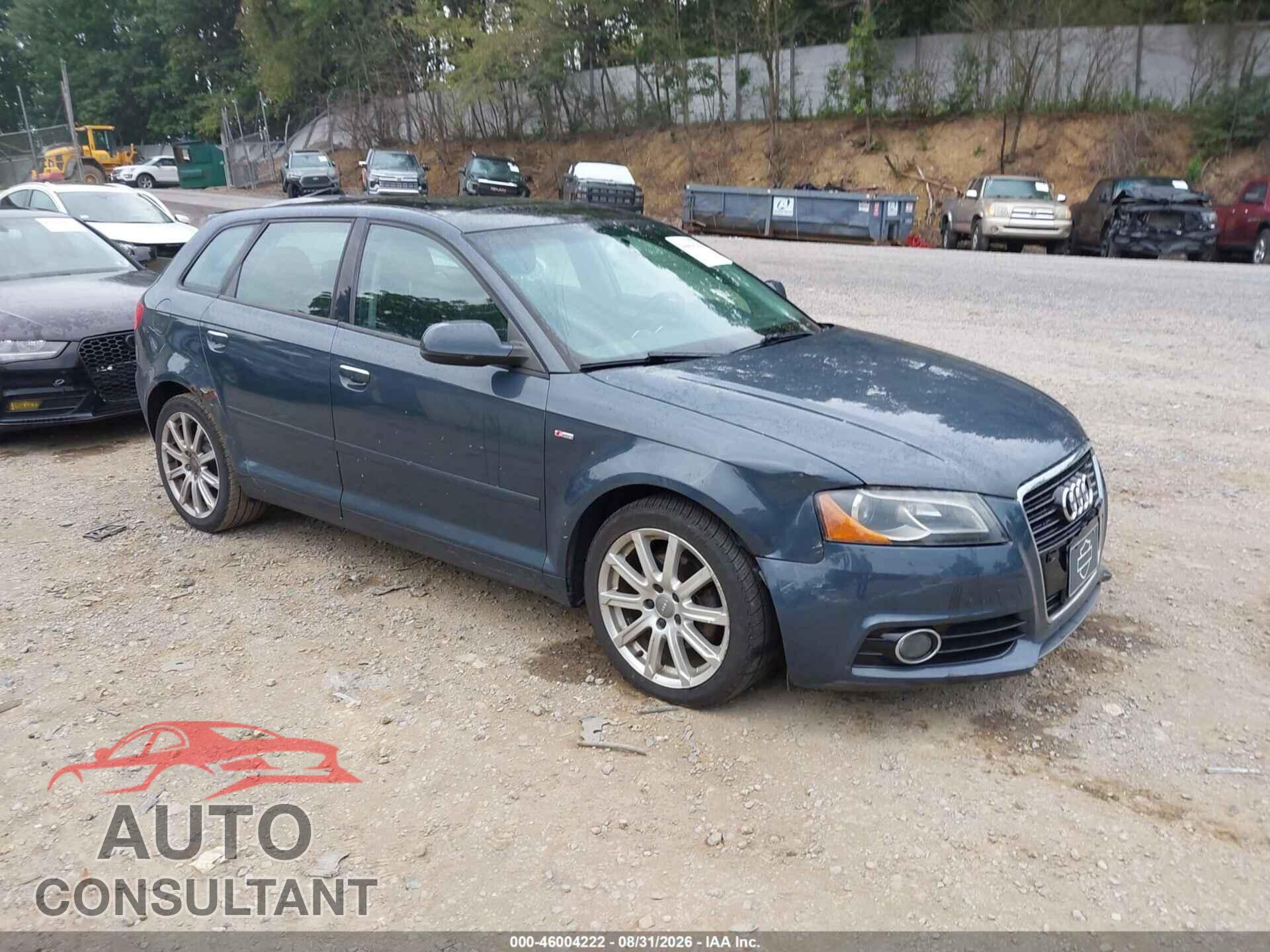 AUDI A3 2012 - WAUKJAFM7CA030355