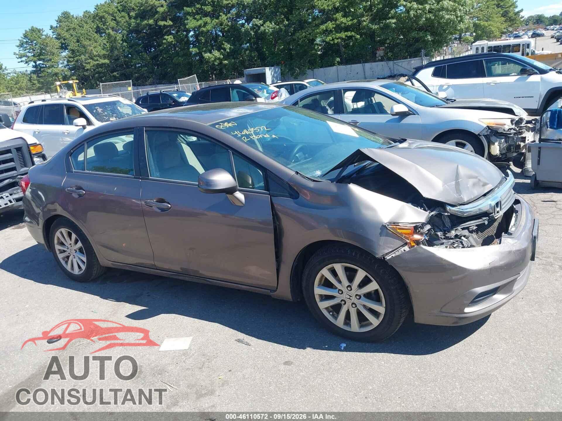 HONDA CIVIC 2012 - 2HGFB2F80CH521069