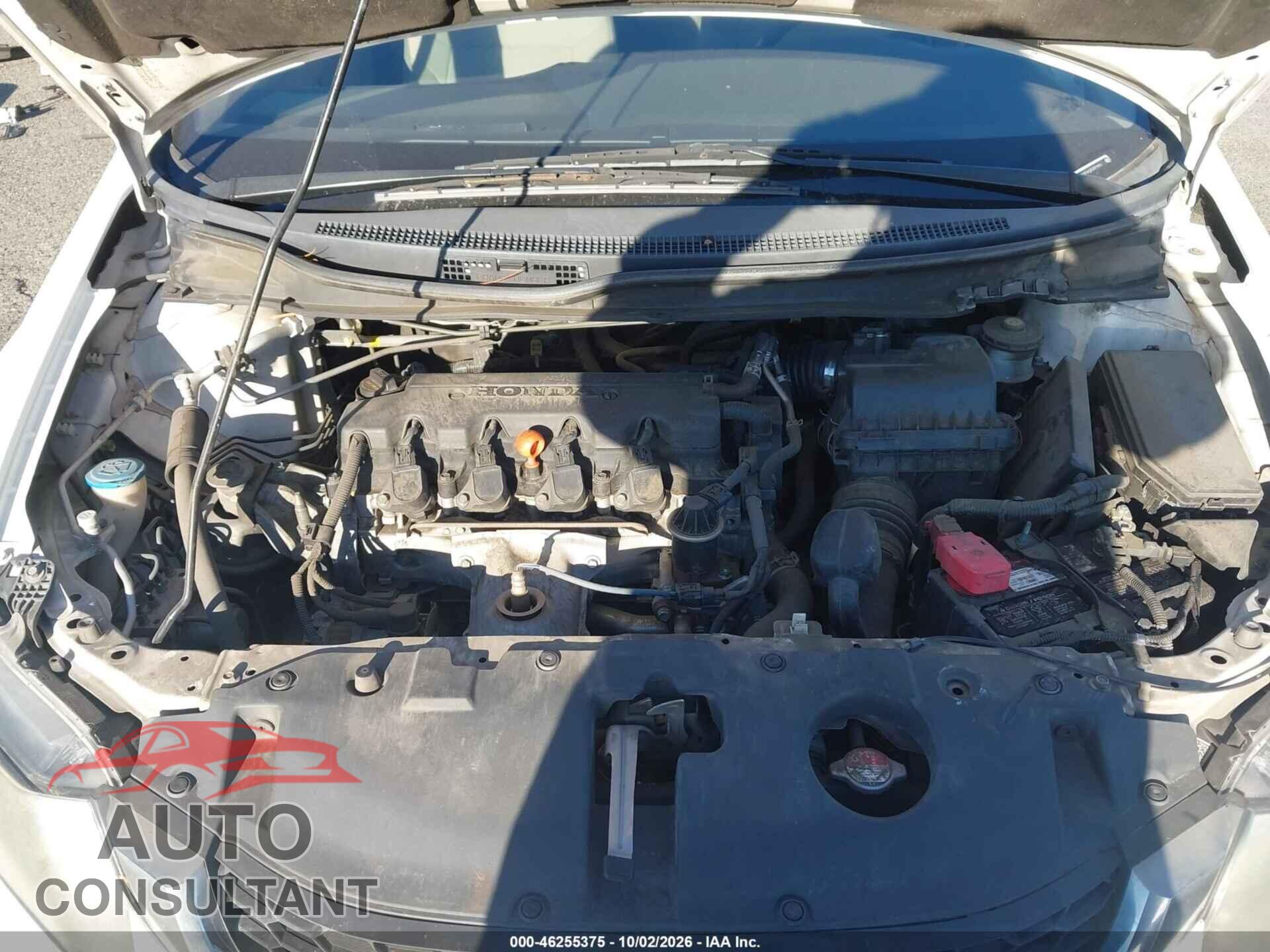HONDA CIVIC 2013 - 19XFB2F54DE287665