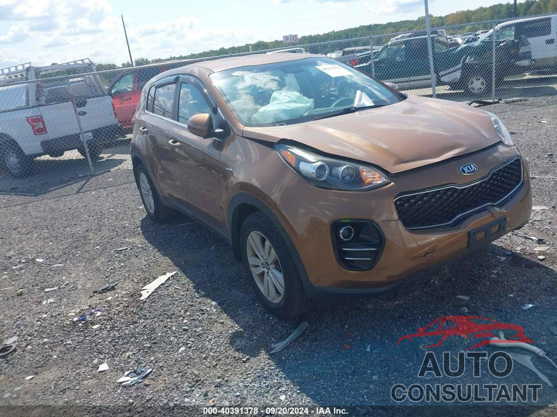 KIA SPORTAGE 2019 - KNDPMCAC3K7588516