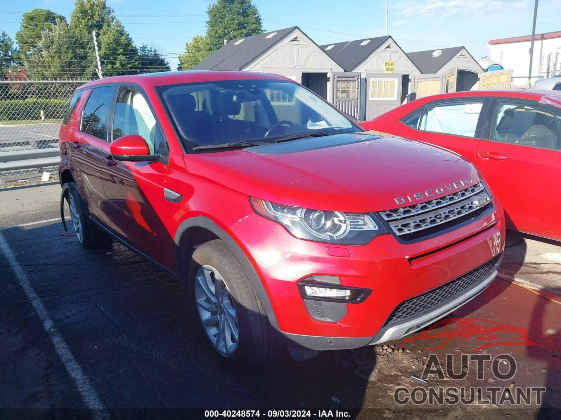 LAND ROVER DISCOVERY SPORT 2019 - SALCR2FX7KH793815