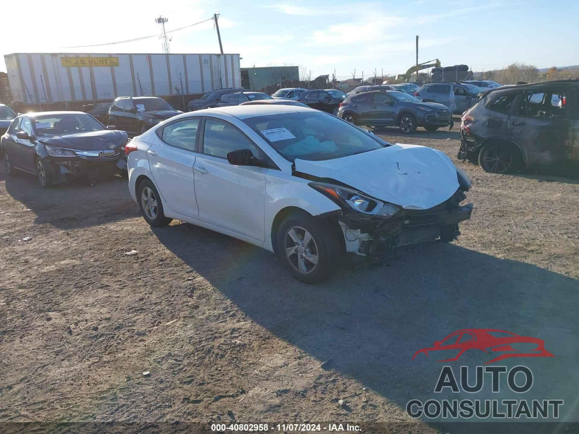 HYUNDAI ELANTRA 2014 - 5NPDH4AE7EH484450