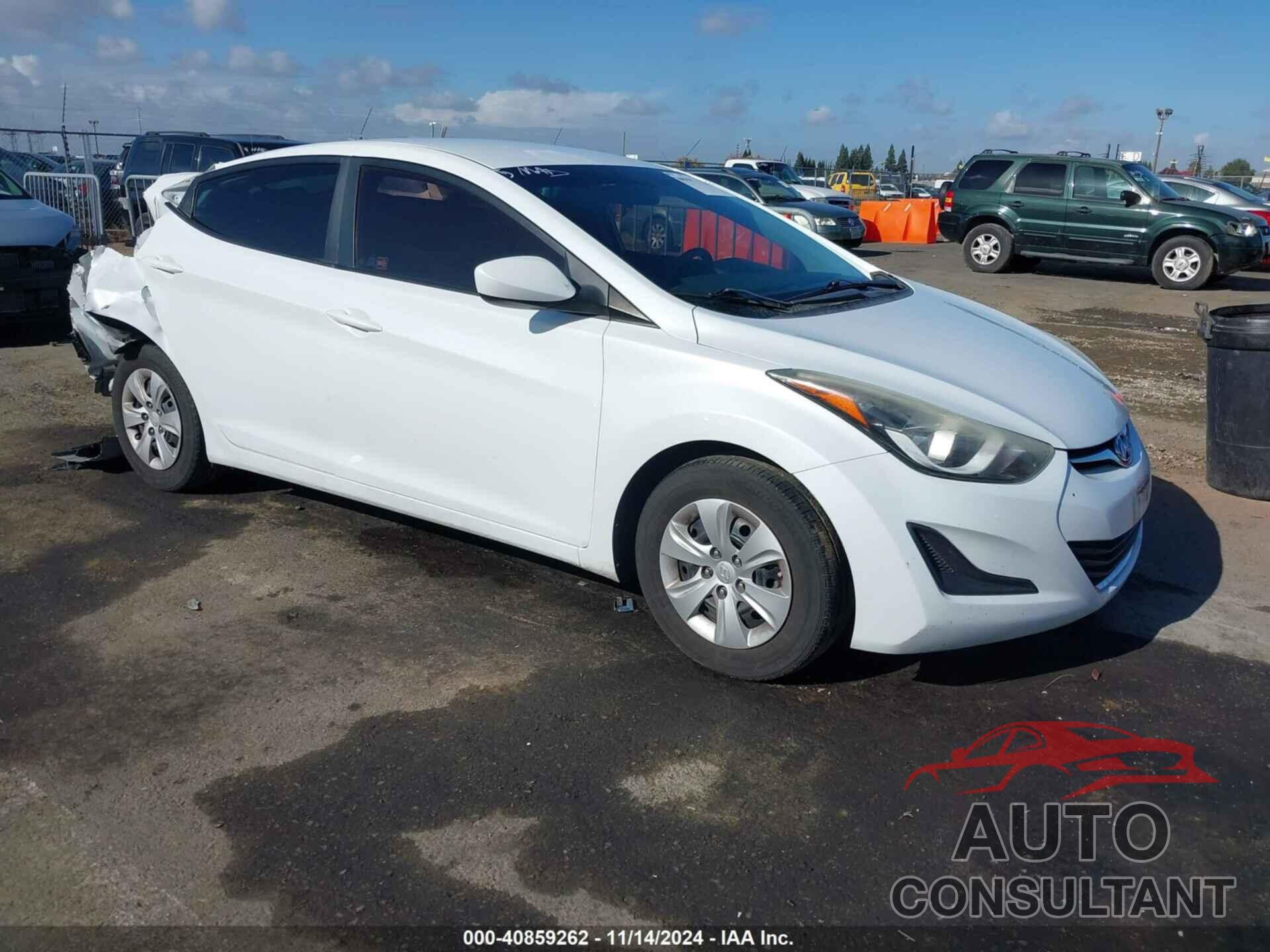 HYUNDAI ELANTRA 2016 - 5NPDH4AE2GH716648