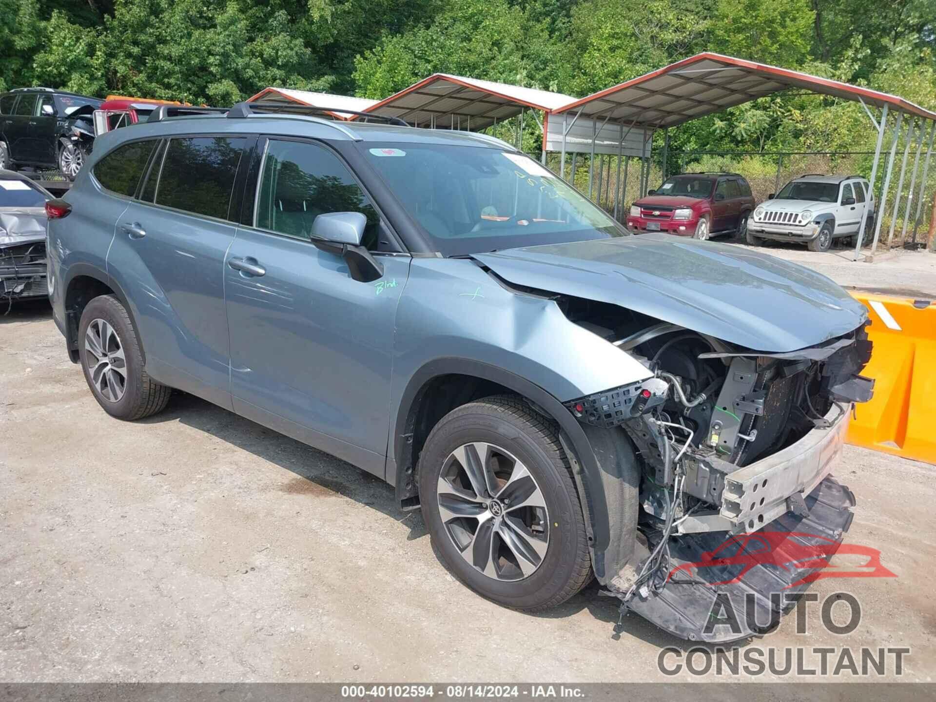 TOYOTA HIGHLANDER 2020 - 5TDGZRBH4LS009152