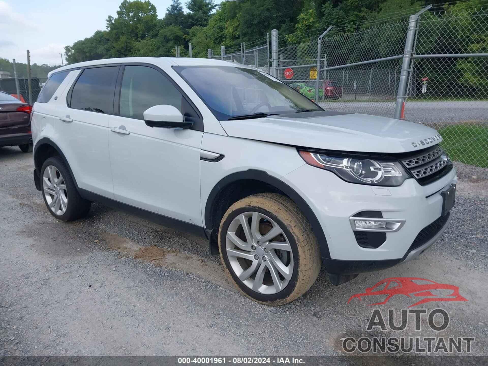 LAND ROVER DISCOVERY SPORT 2017 - SALCT2BG6HH682138