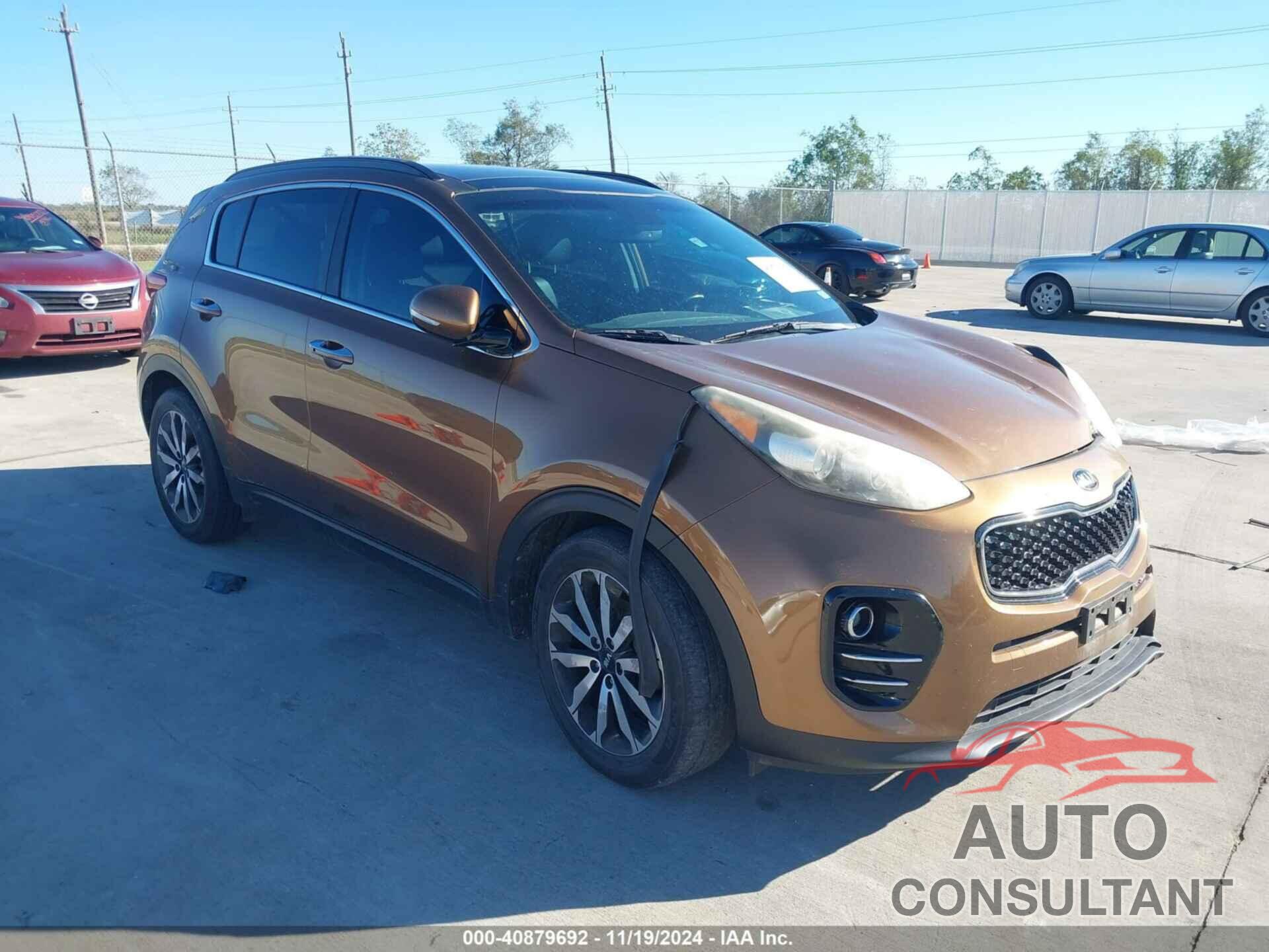 KIA SPORTAGE 2018 - KNDPN3AC6J7385972