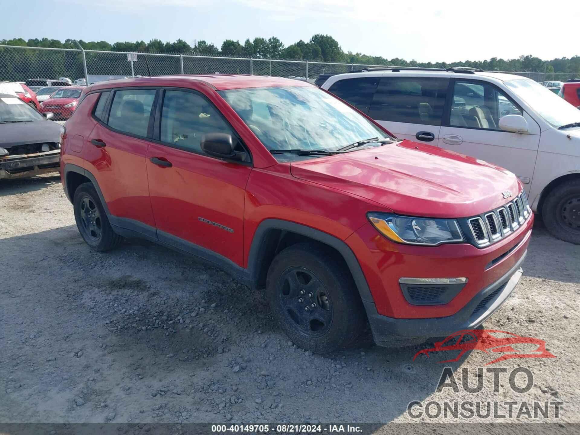 JEEP COMPASS 2018 - 3C4NJCAB4JT250818