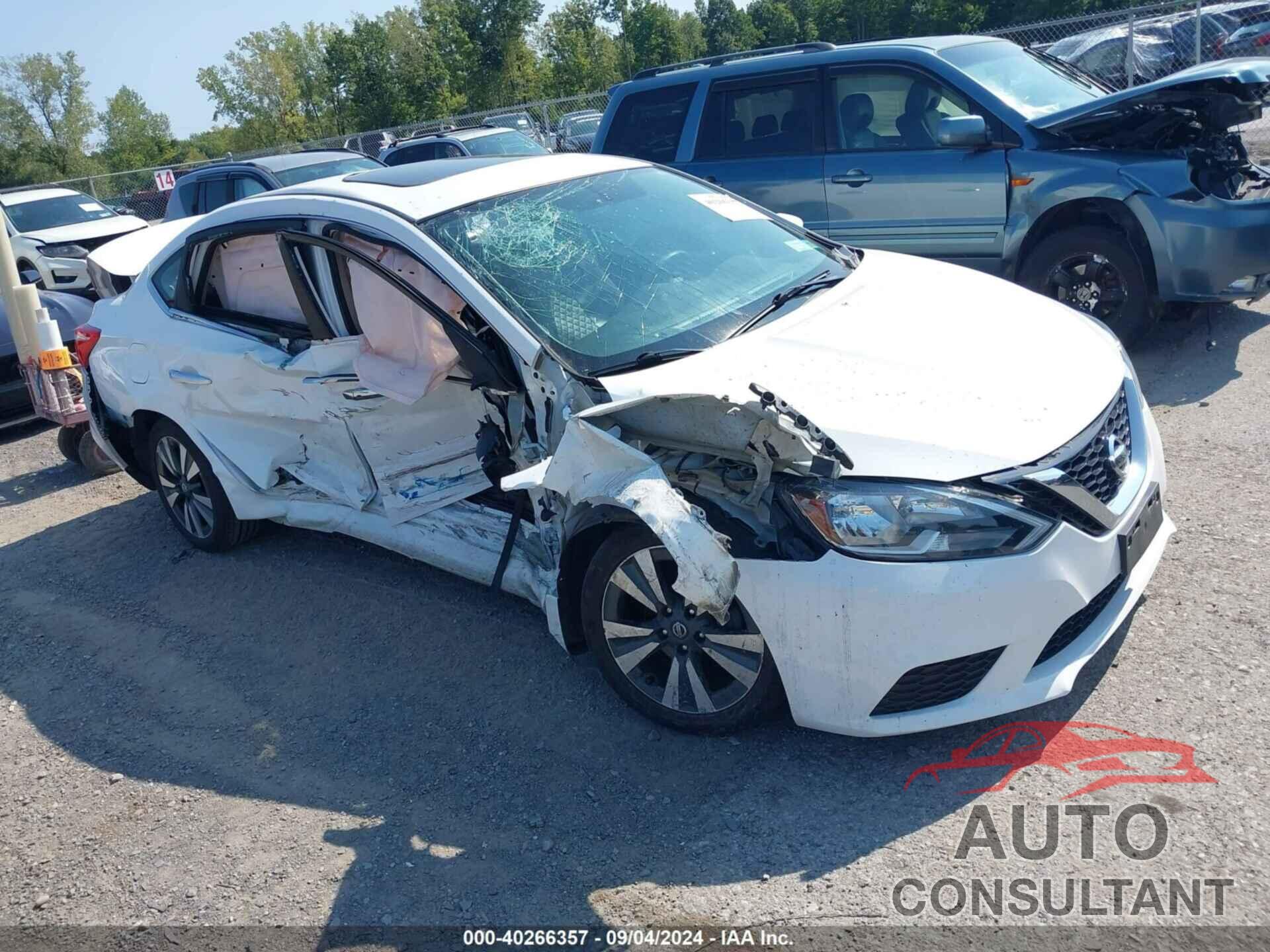 NISSAN SENTRA 2019 - 3N1AB7AP1KY224697