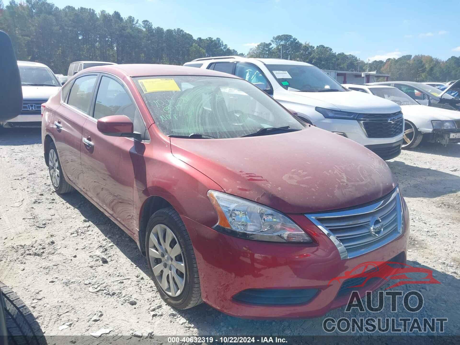 NISSAN SENTRA 2014 - 3N1AB7AP0EY337125