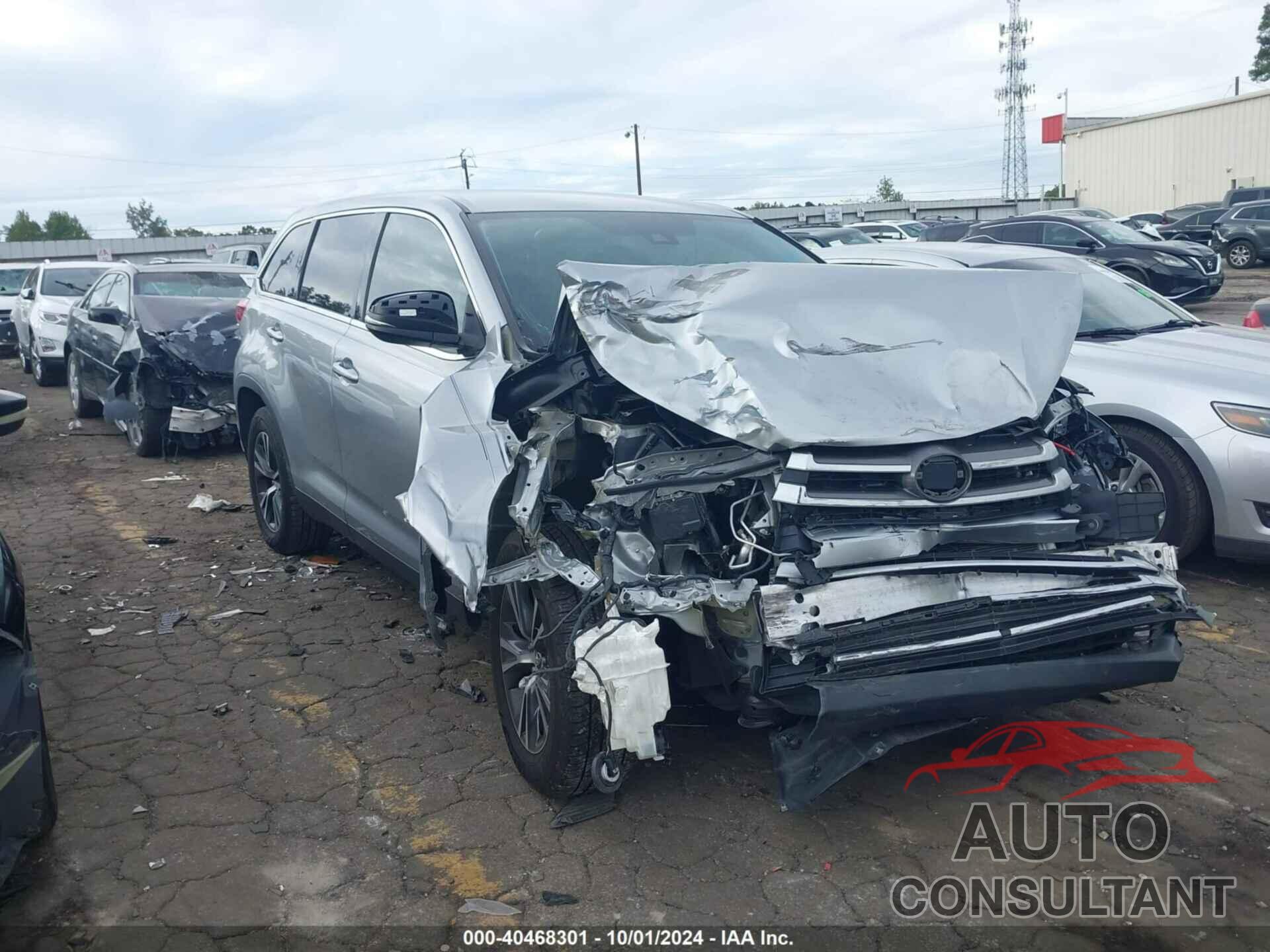 TOYOTA HIGHLANDER 2019 - 5TDZARFHXKS048448