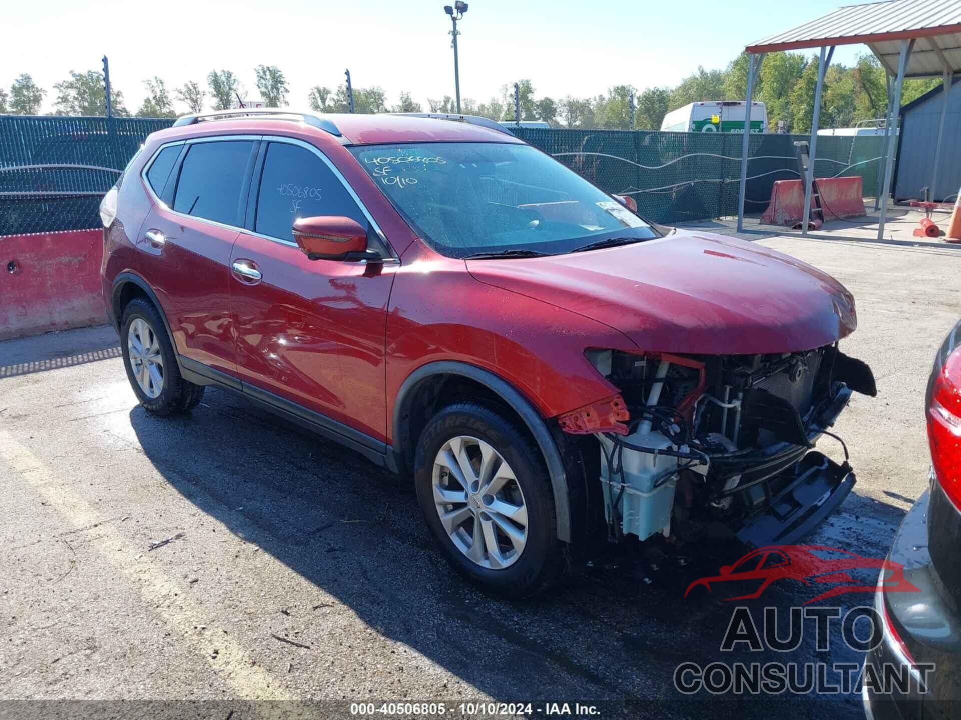 NISSAN ROGUE 2016 - KNMAT2MV3GP652254