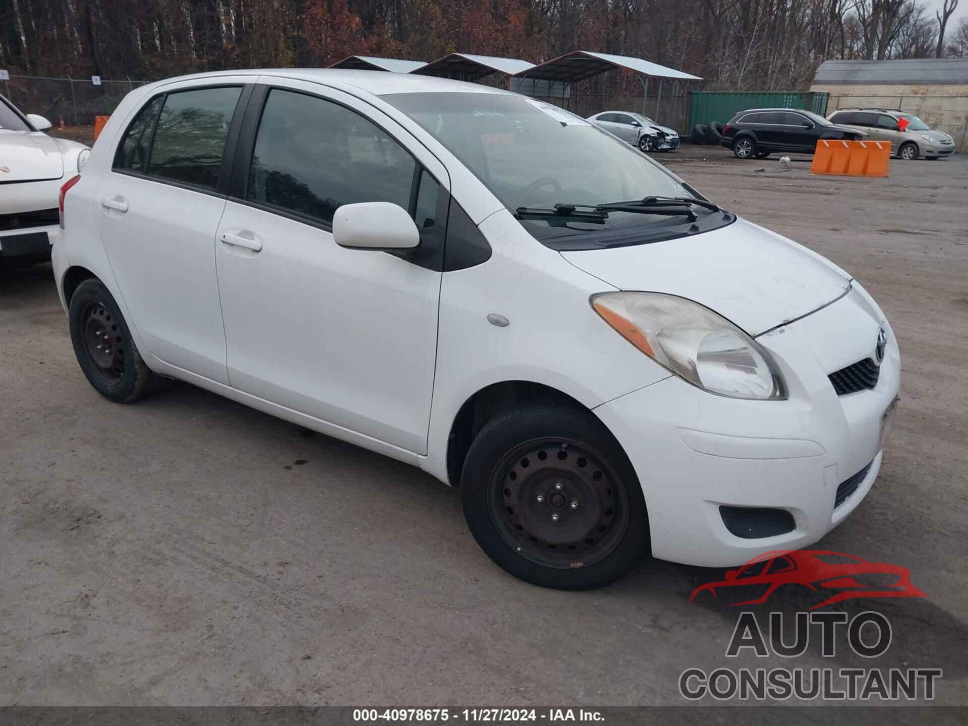 TOYOTA YARIS 2010 - JTDKT4K3XA5309753