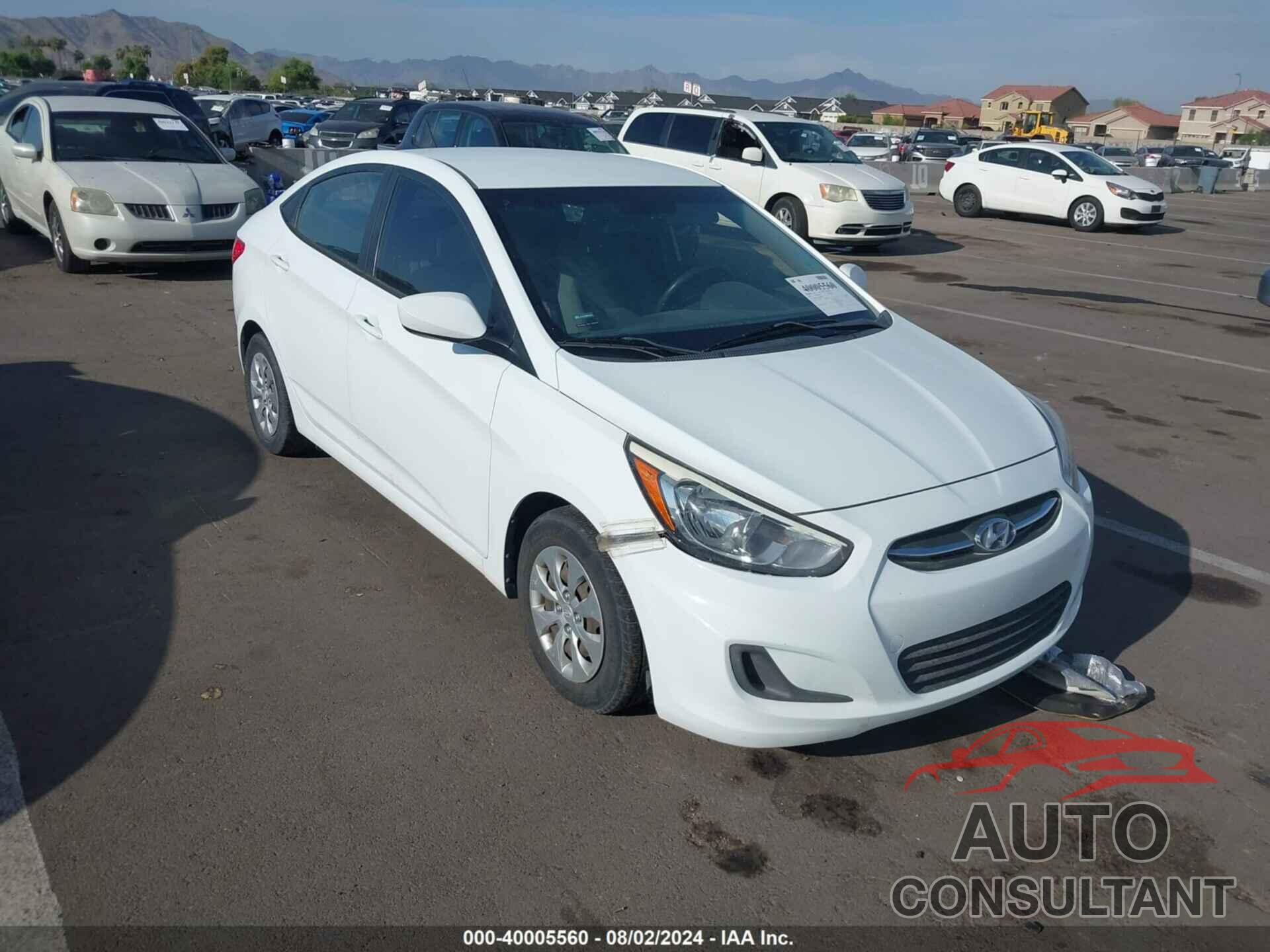 HYUNDAI ACCENT 2016 - KMHCT4AE4GU005089