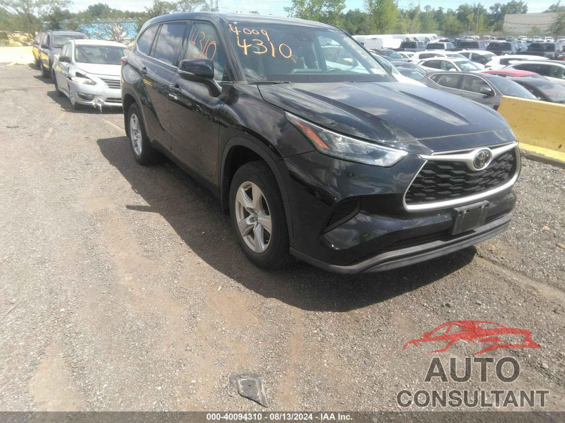 TOYOTA HIGHLANDER 2021 - 5TDCZRBHXMS073308