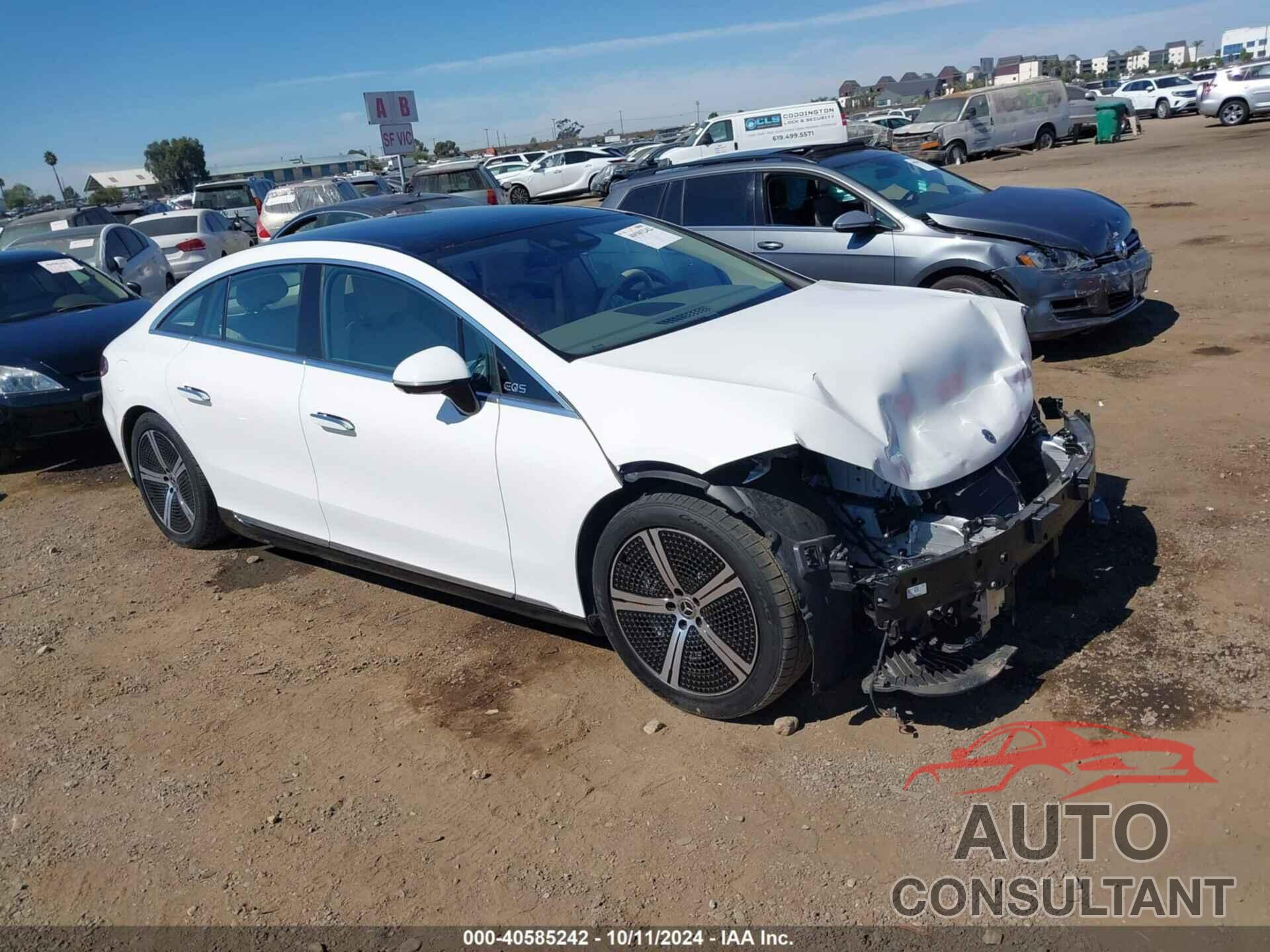 MERCEDES-BENZ EQS 450+ 2022 - W1KCG2DB7NA011522