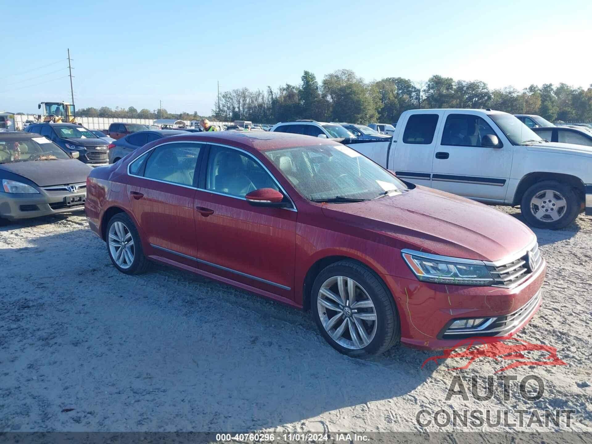 VOLKSWAGEN PASSAT 2017 - 1VWCT7A38HC064106