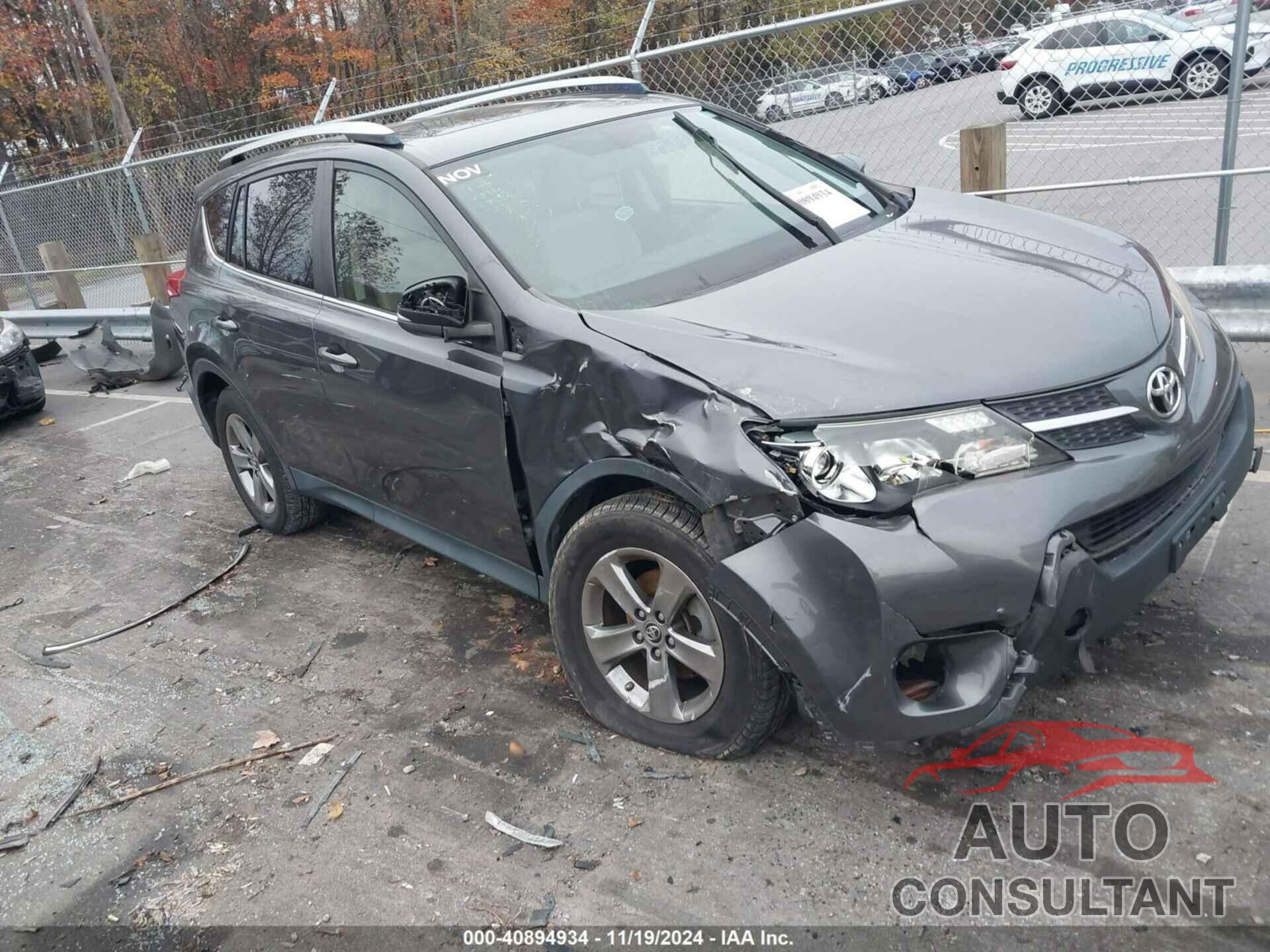 TOYOTA RAV4 2015 - JTMRFREV2FD168366