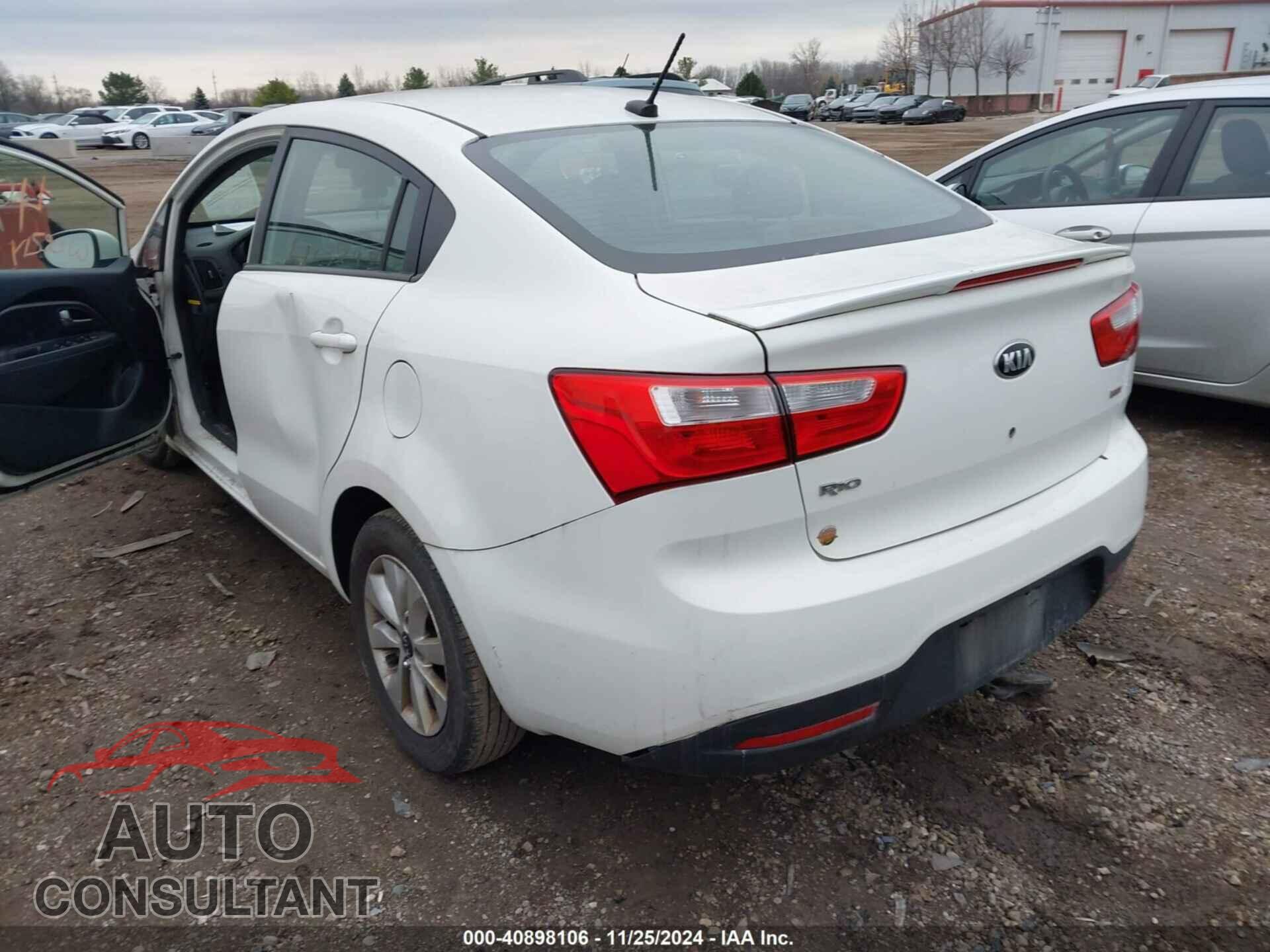 KIA RIO 2013 - KNADM4A3XD6301414