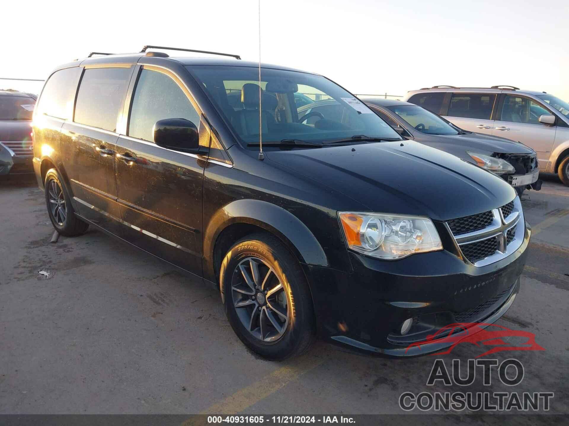 DODGE GRAND CARAVAN 2017 - 2C4RDGCG4HR617187