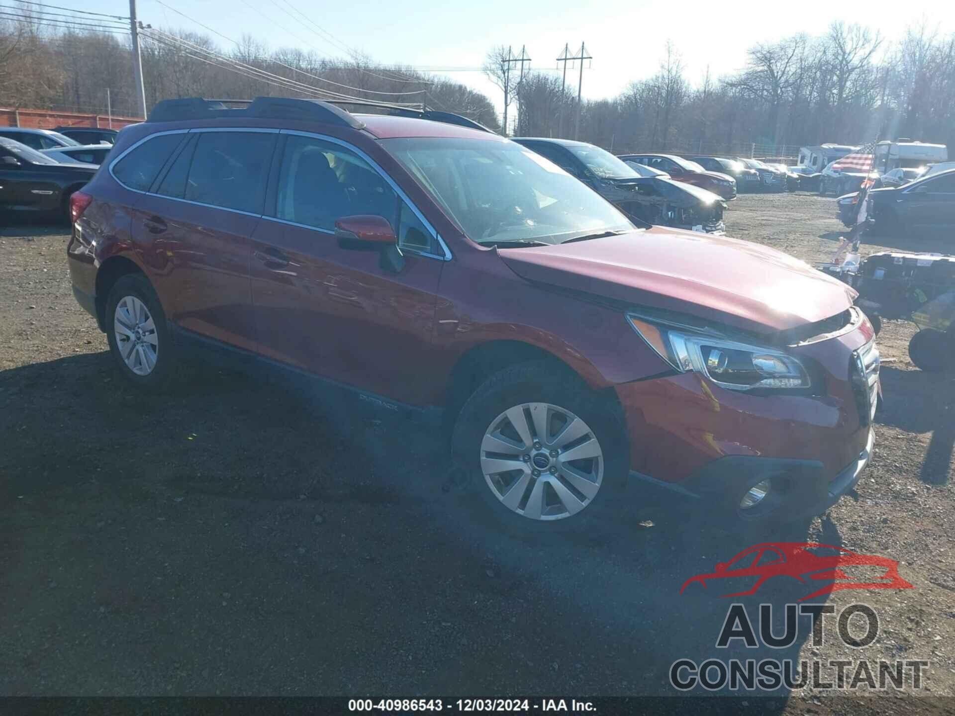 SUBARU OUTBACK 2017 - 4S4BSAFC8H3304645